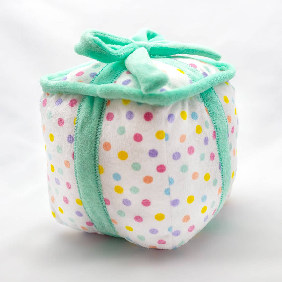 Birthday Gift Box Squeaky Plush Dog Toy | 6"