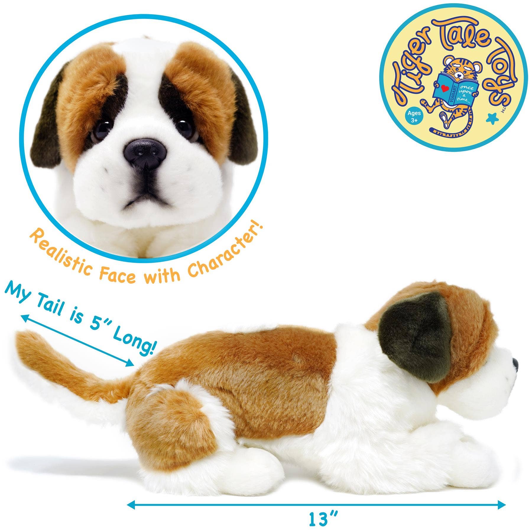 Bernadette the Saint Bernard — 17" Stuffed Animal Plush