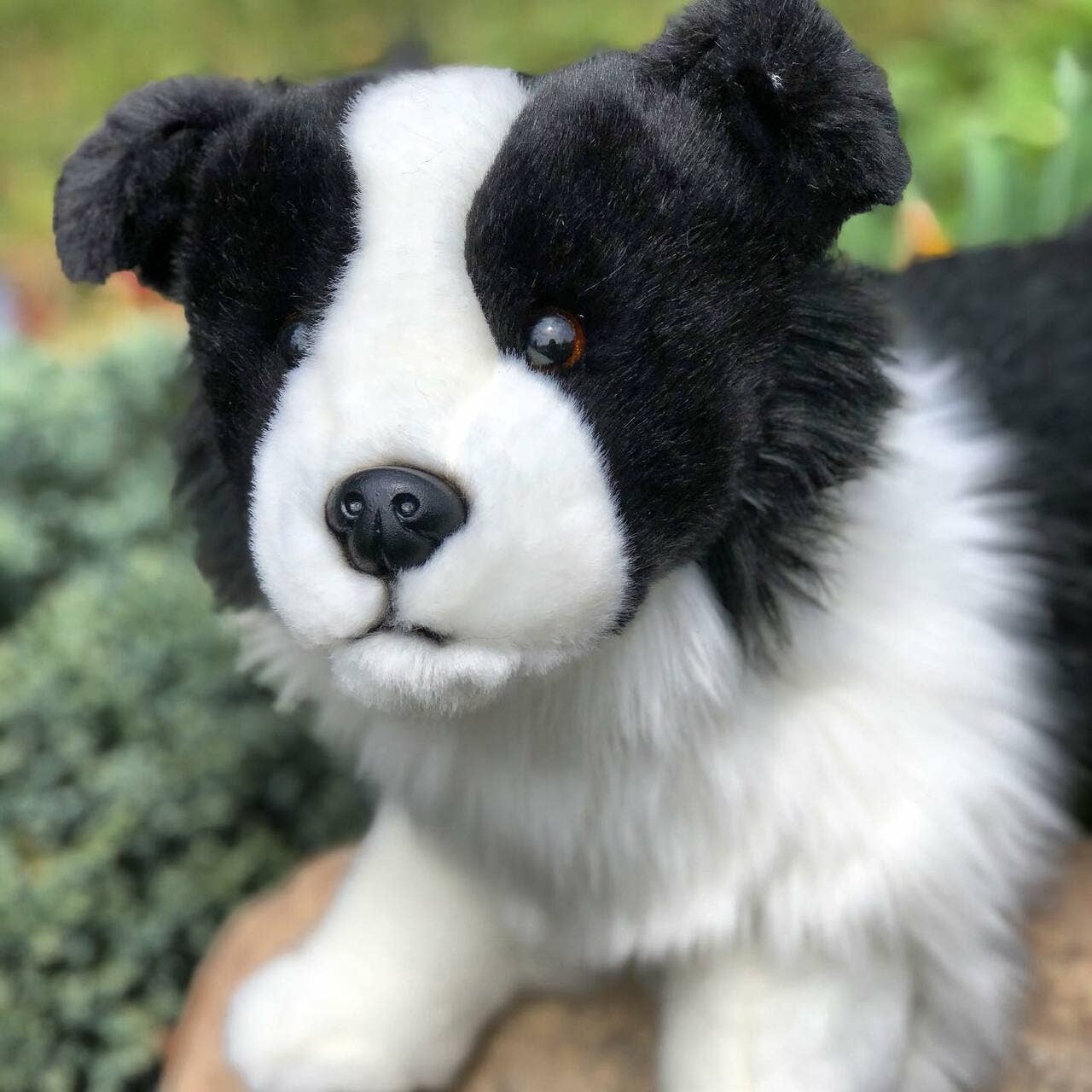 Hunter the Black Border Collie — 20" Stuffed Animal Plush