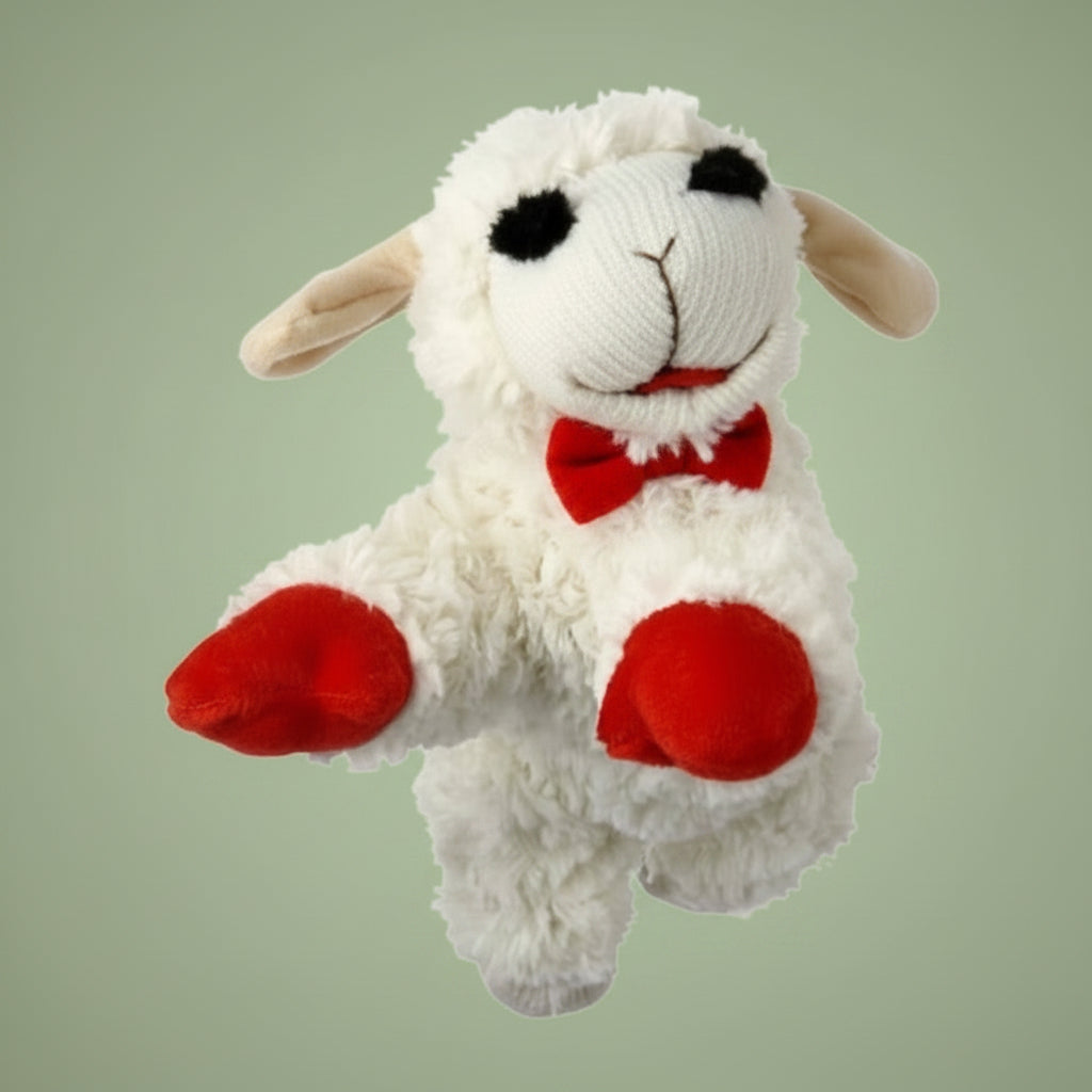 Lamb Chop Plush Squeaky Dog Toy | 6"