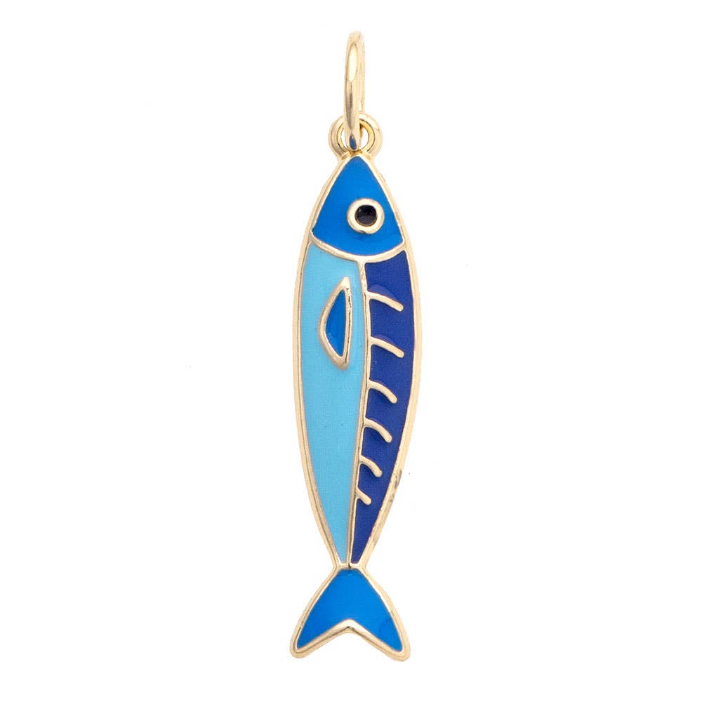Sardine Charm in Blue