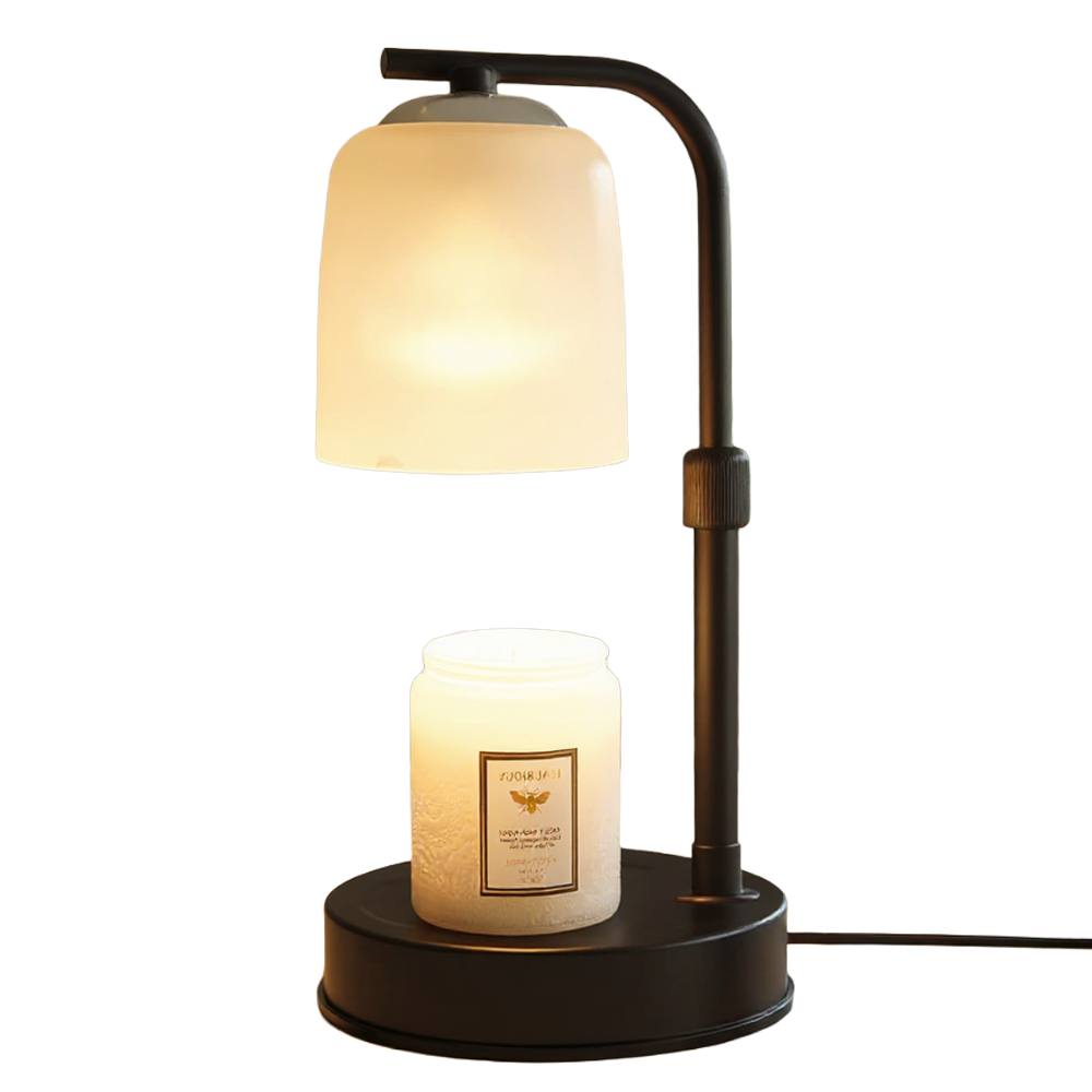 Frosted Glass Adjustable Candle Warmer Lamp
