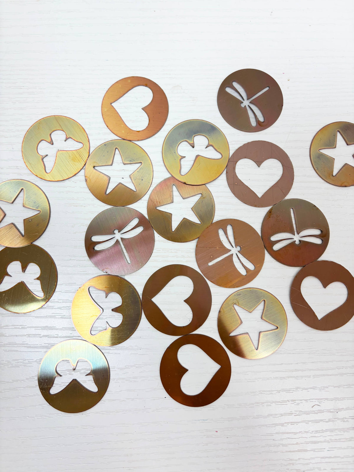 Heart Copper Fire Token