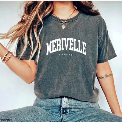 Merivelle Collegiate Vintage Color Story Tee