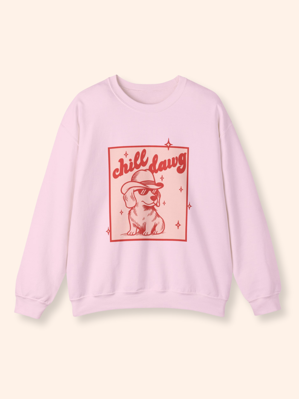 Chill Dawg Cowboy Crewneck Sweatshirt