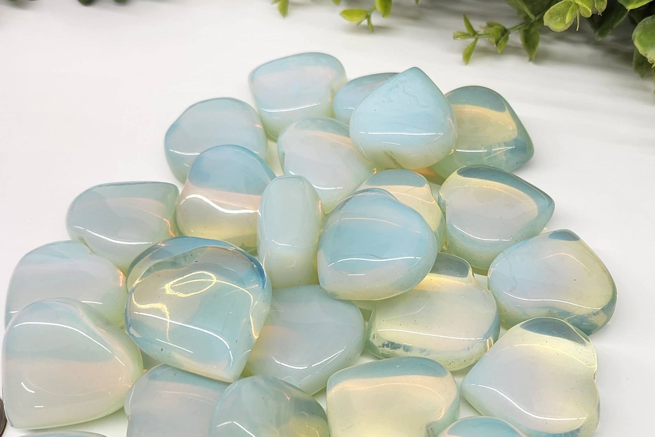 Rainbow Bridge Heart Memory Stone