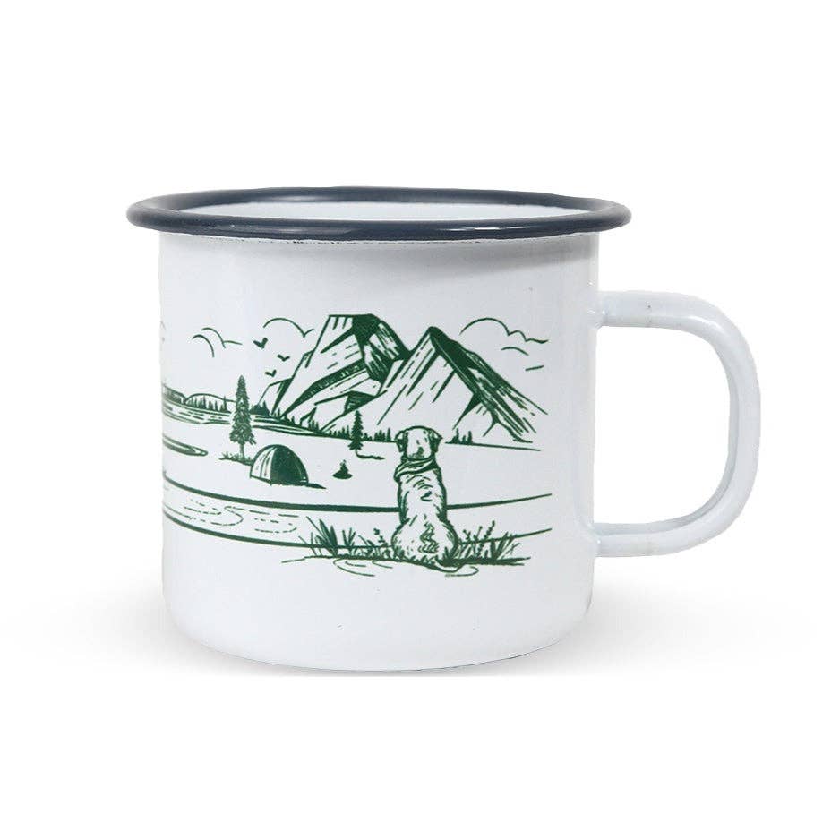 Homeward Camping Tin Mug