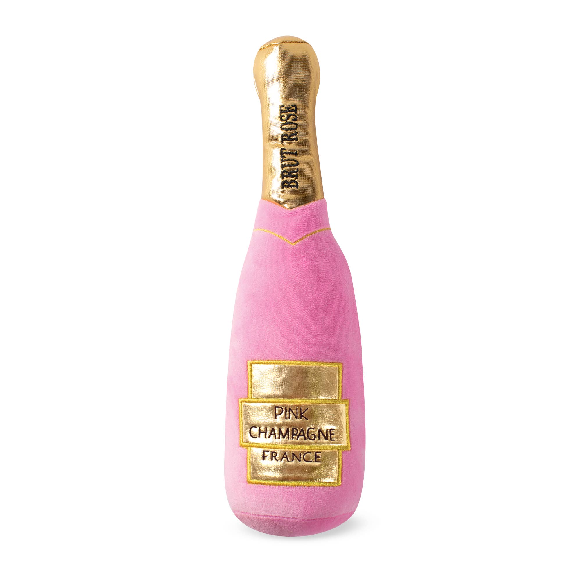 Pink Champagne Plush Pet Toy