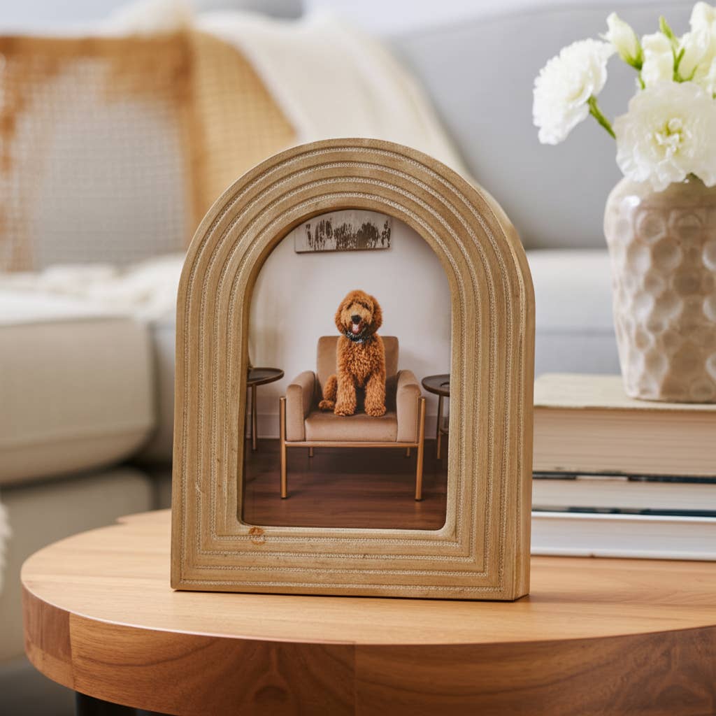 Timeless Arches Gold Photo Frame | 4x6