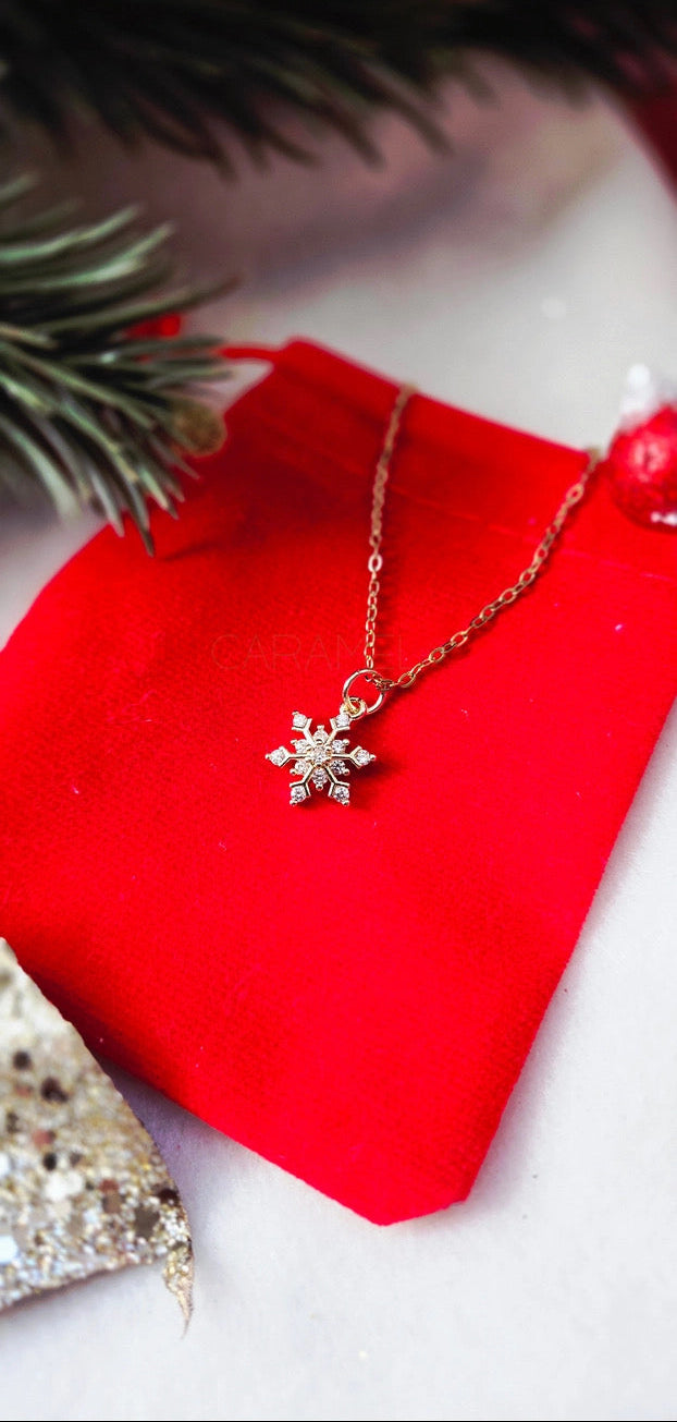 Merivelle Snowflake Pendant Necklace