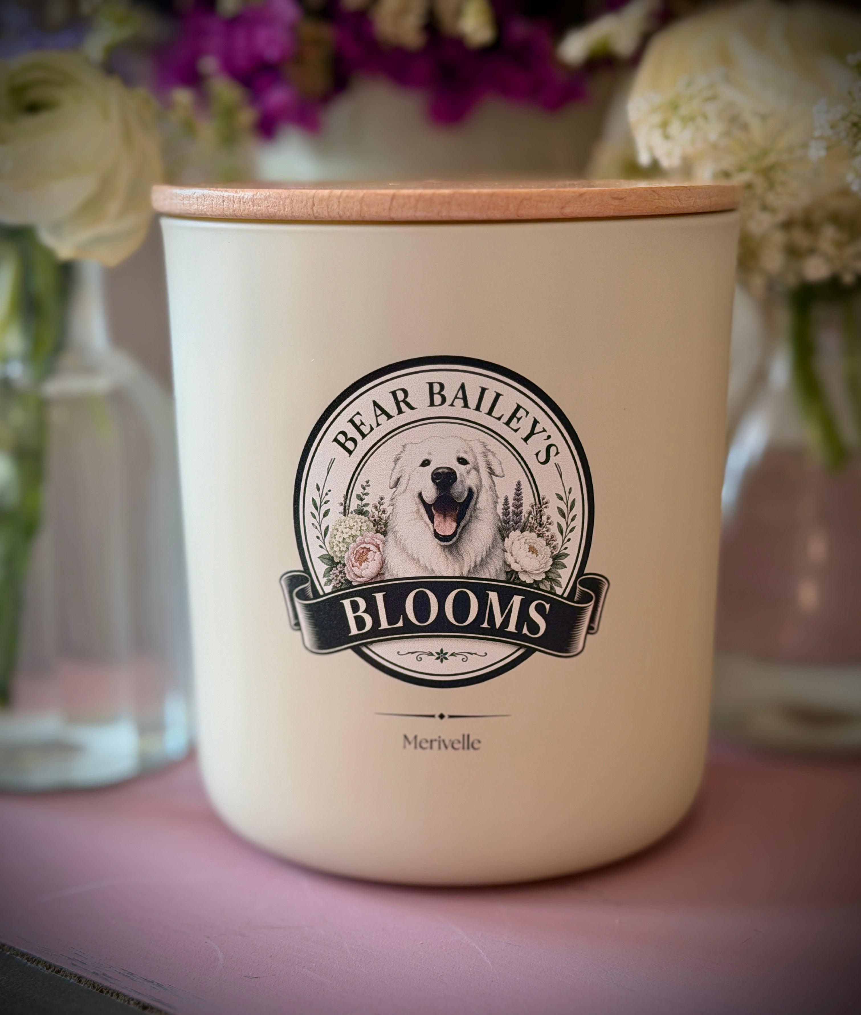 Bear Bailey's Blooms Candle — Gardenia & Neroli