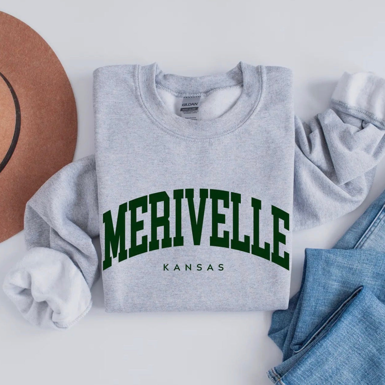 Merivelle Collegiate Crewneck Sweatshirt