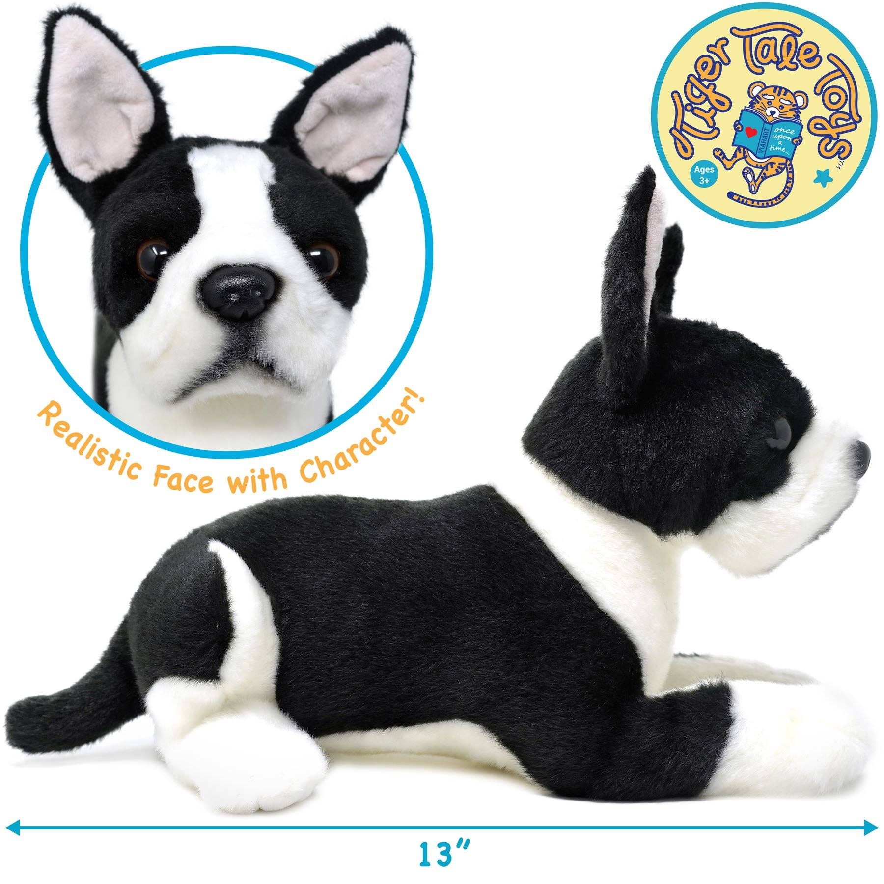 Baxter the Boston Terrier — 13" Stuffed Animal Plush