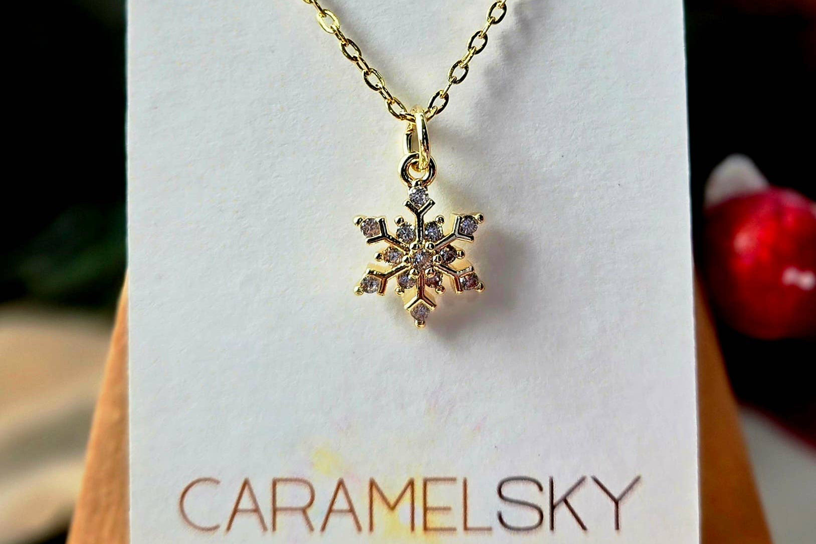 Merivelle Snowflake Pendant Necklace