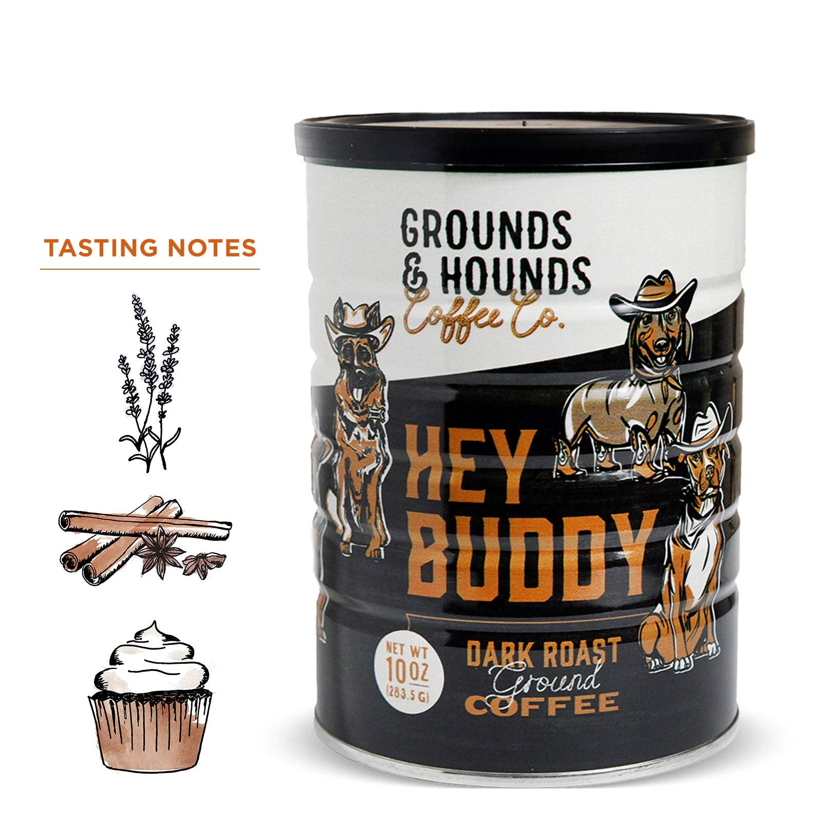 Hey Buddy Dark Roast by Grounds & Hounds
