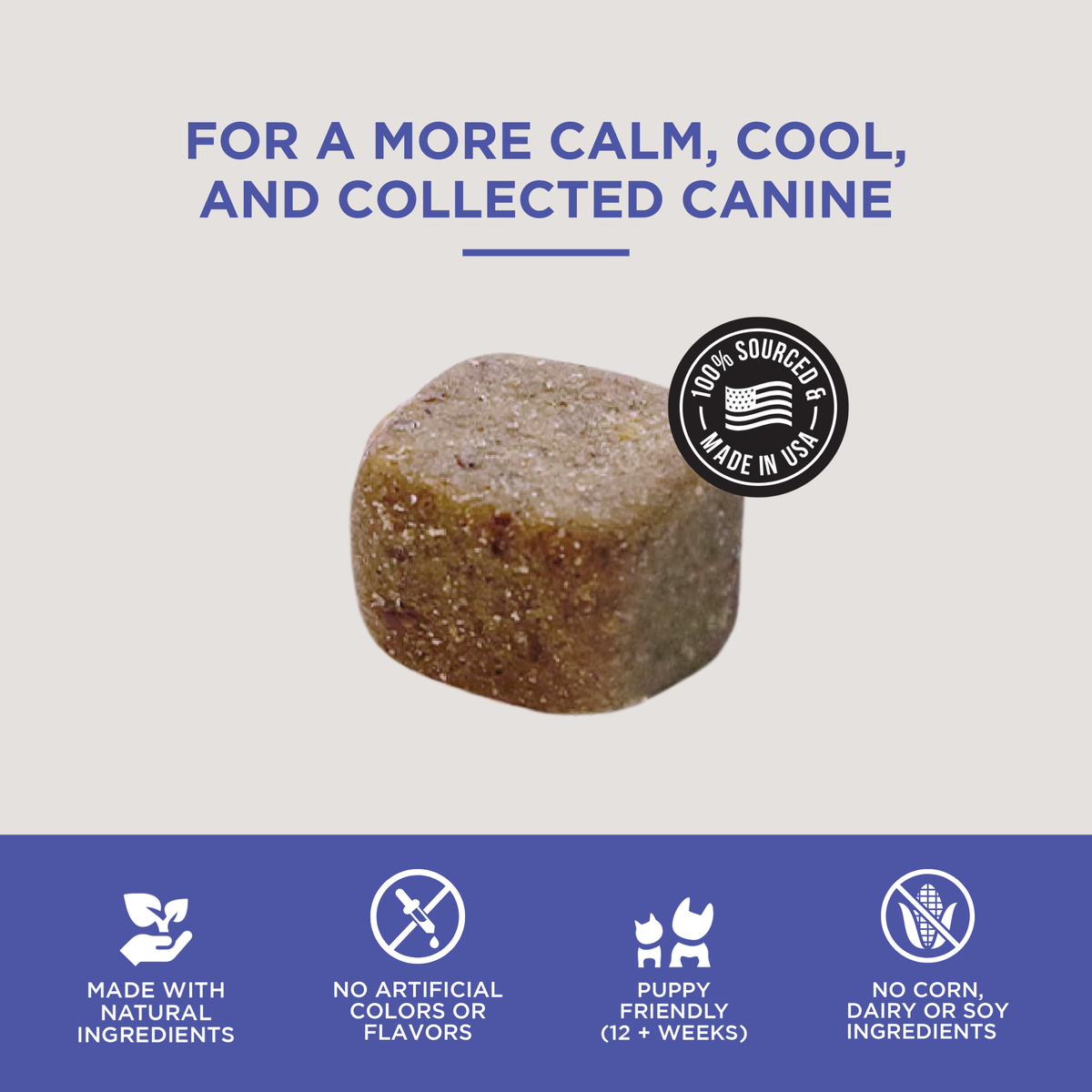 Hemp Calming Soft Chews for Dogs – 120 Count