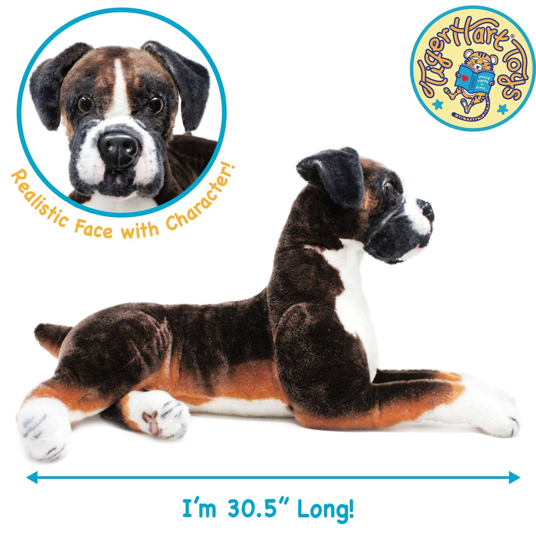 Bob the Boxer — 31" Stuffed Animal Plush