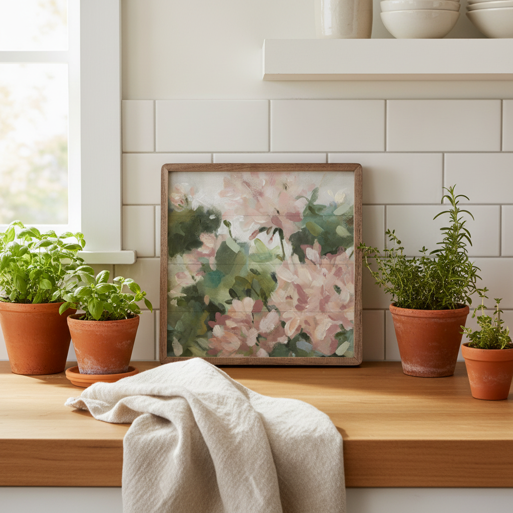 Geranium Garden Kitchen Lifestyle