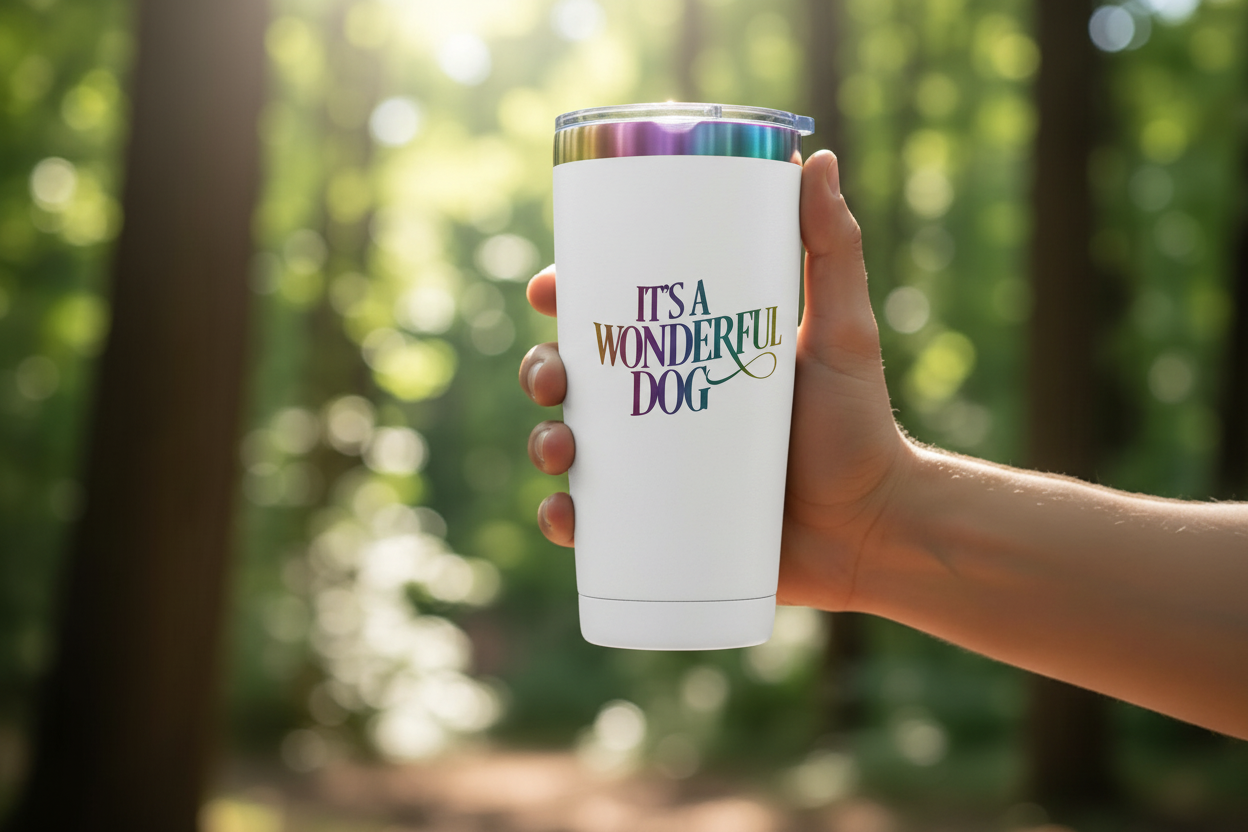 It's A Wonderful Dog Lifestyle Tumbler