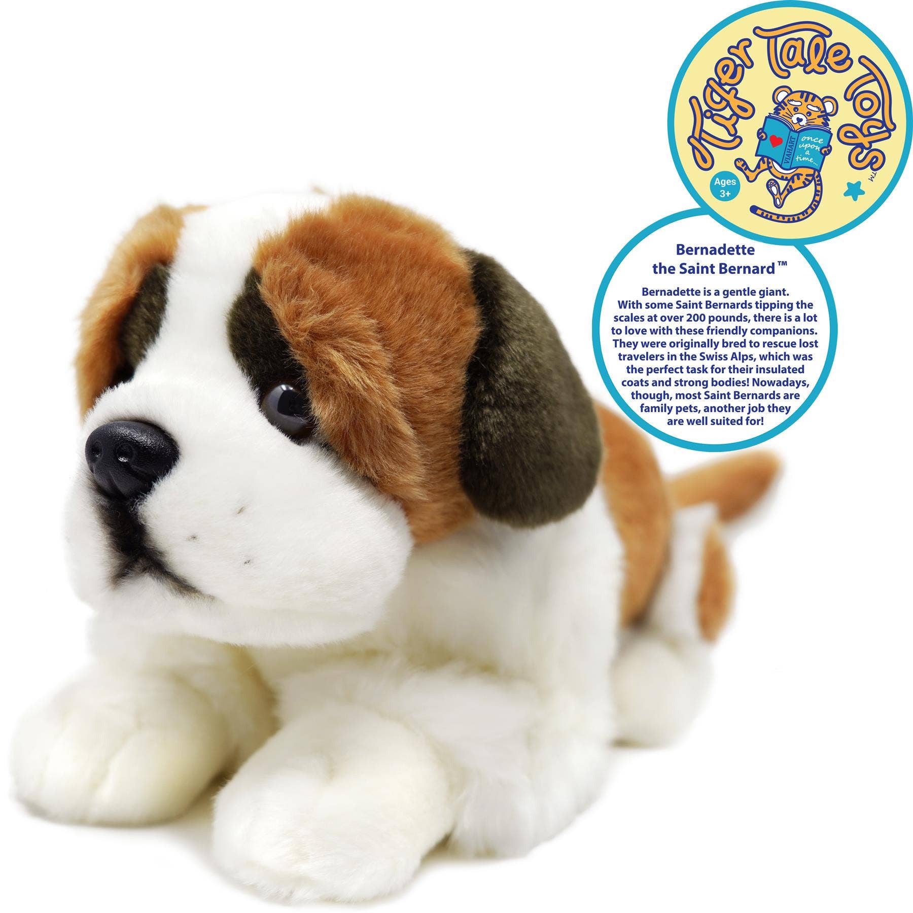 Bernadette the Saint Bernard — 17" Stuffed Animal Plush