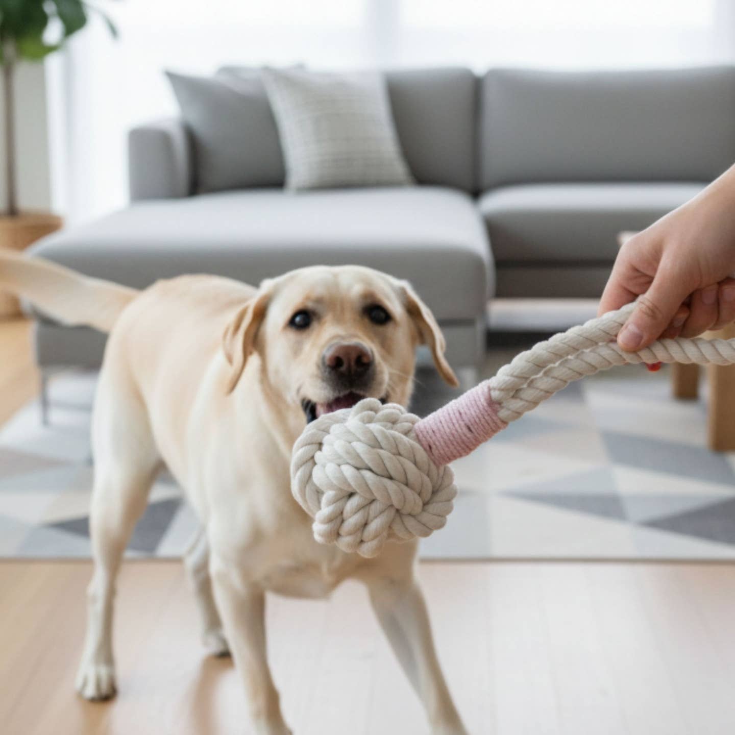 Bear Bailey Co-op Rope Tug Toy