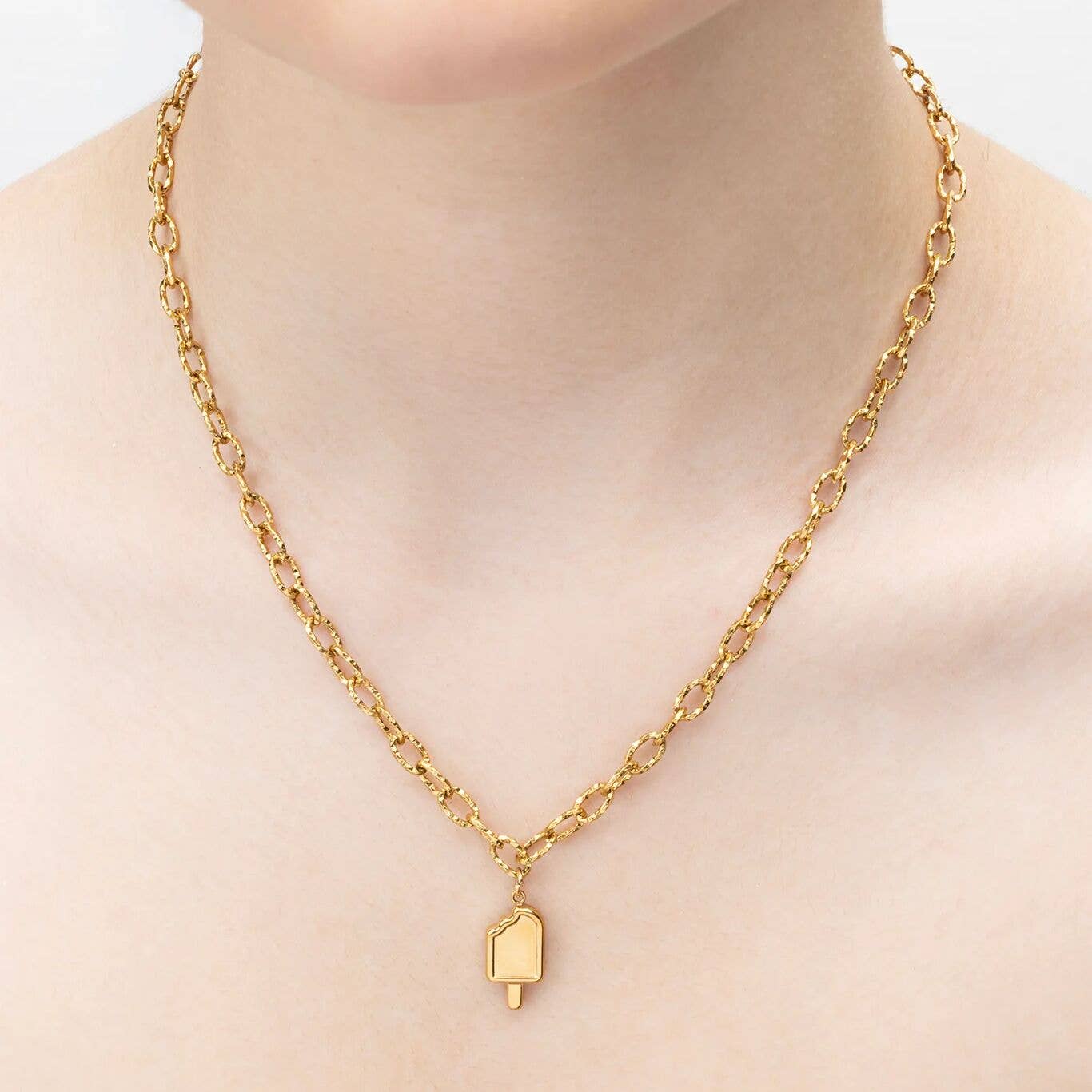 Popsicle Charm in Gold