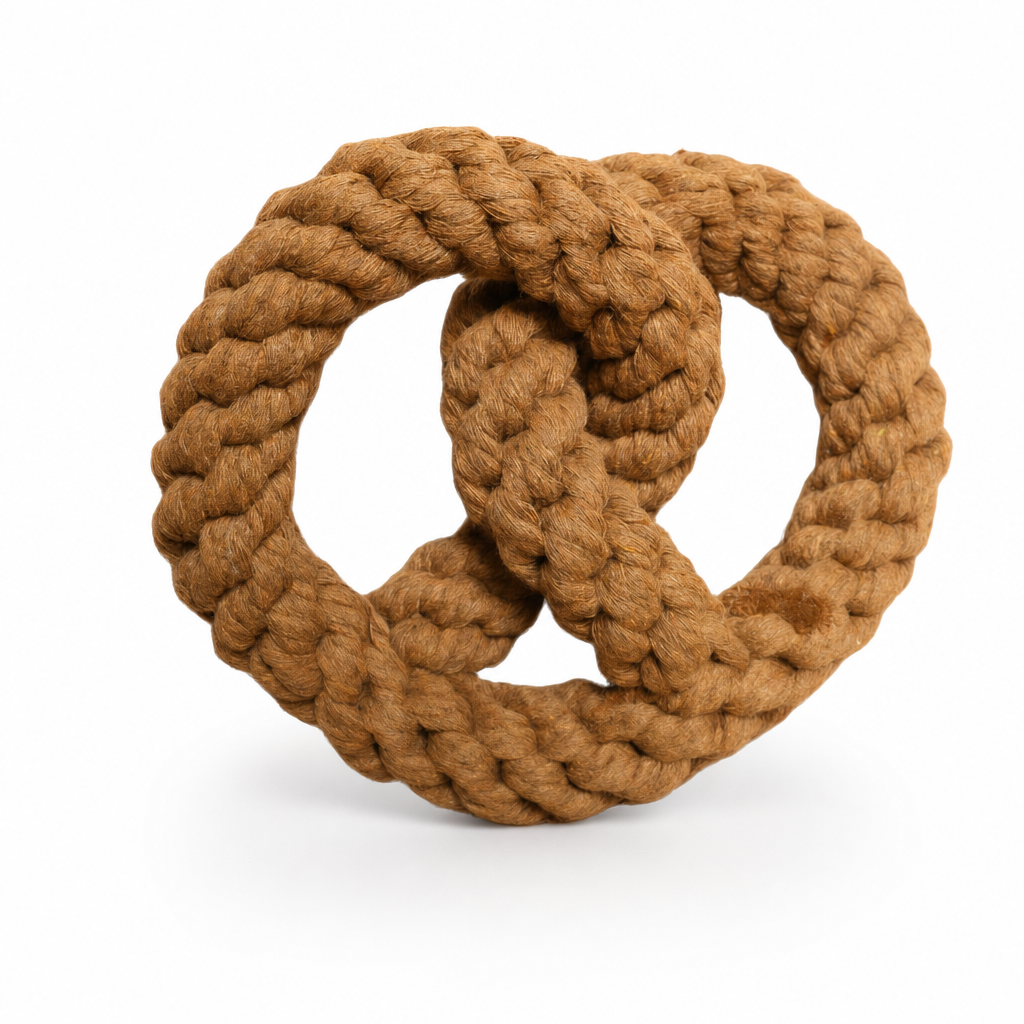 Pretzel Rope Toy — Handcrafted & Eco-Friendly