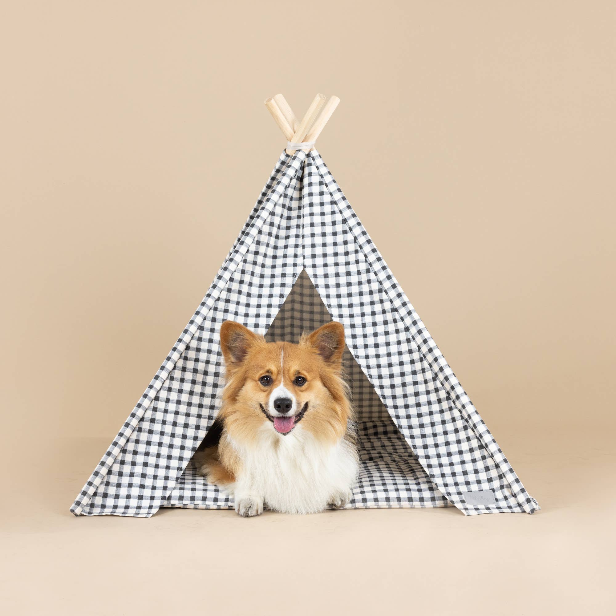 Pet Teepee: Gingham