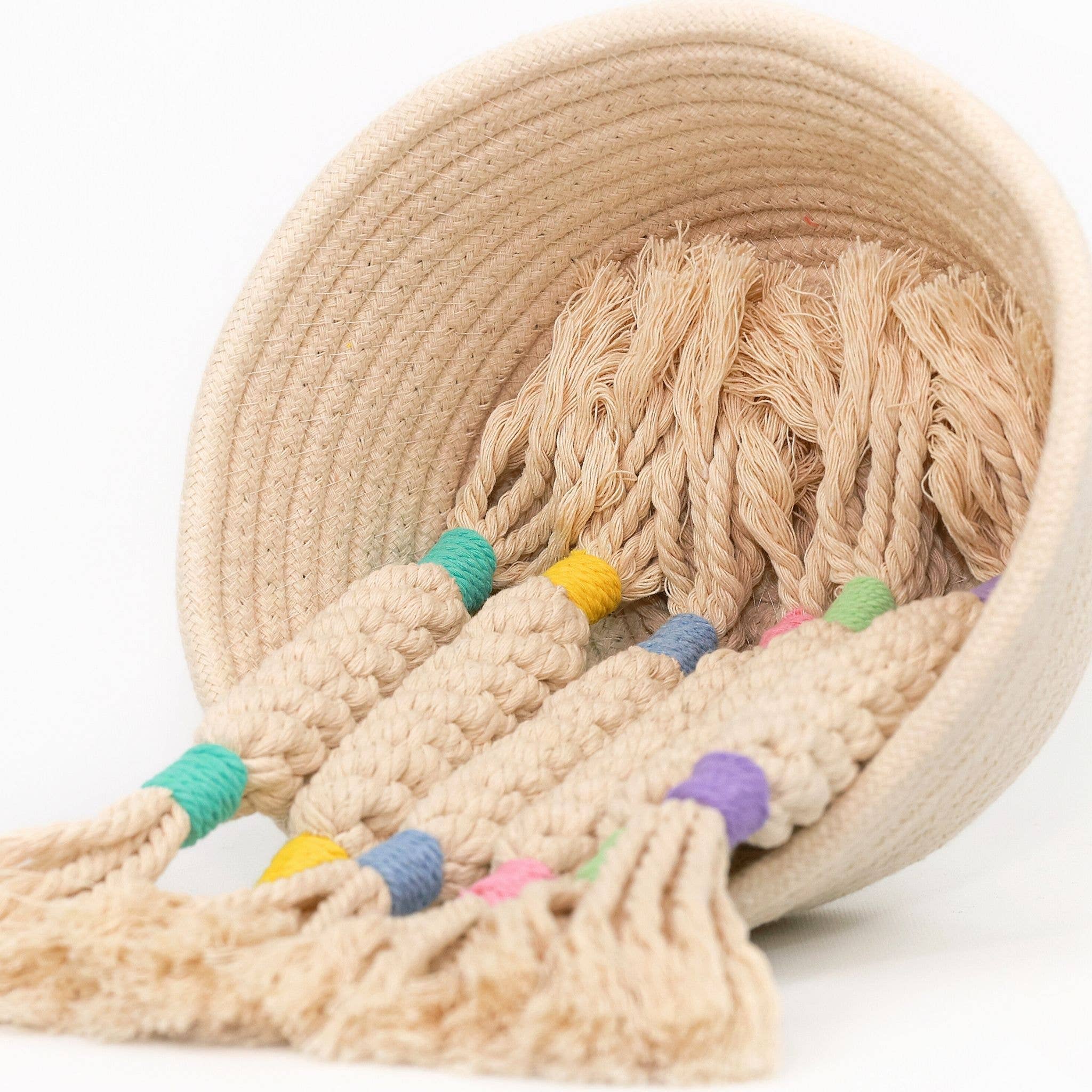 Macrame Candy Rope Dog Toy