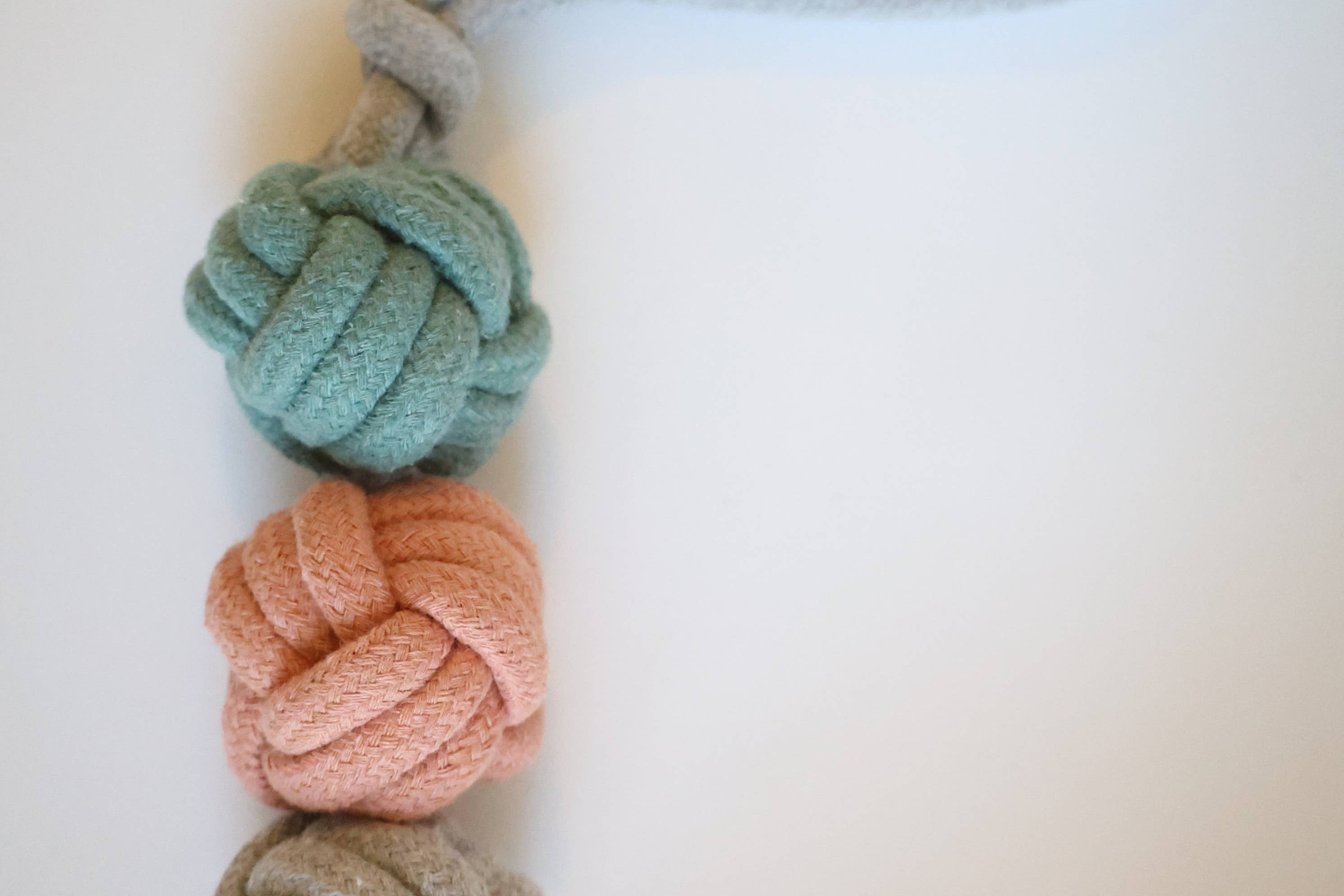 Ice Cream Scoops Rope Toy