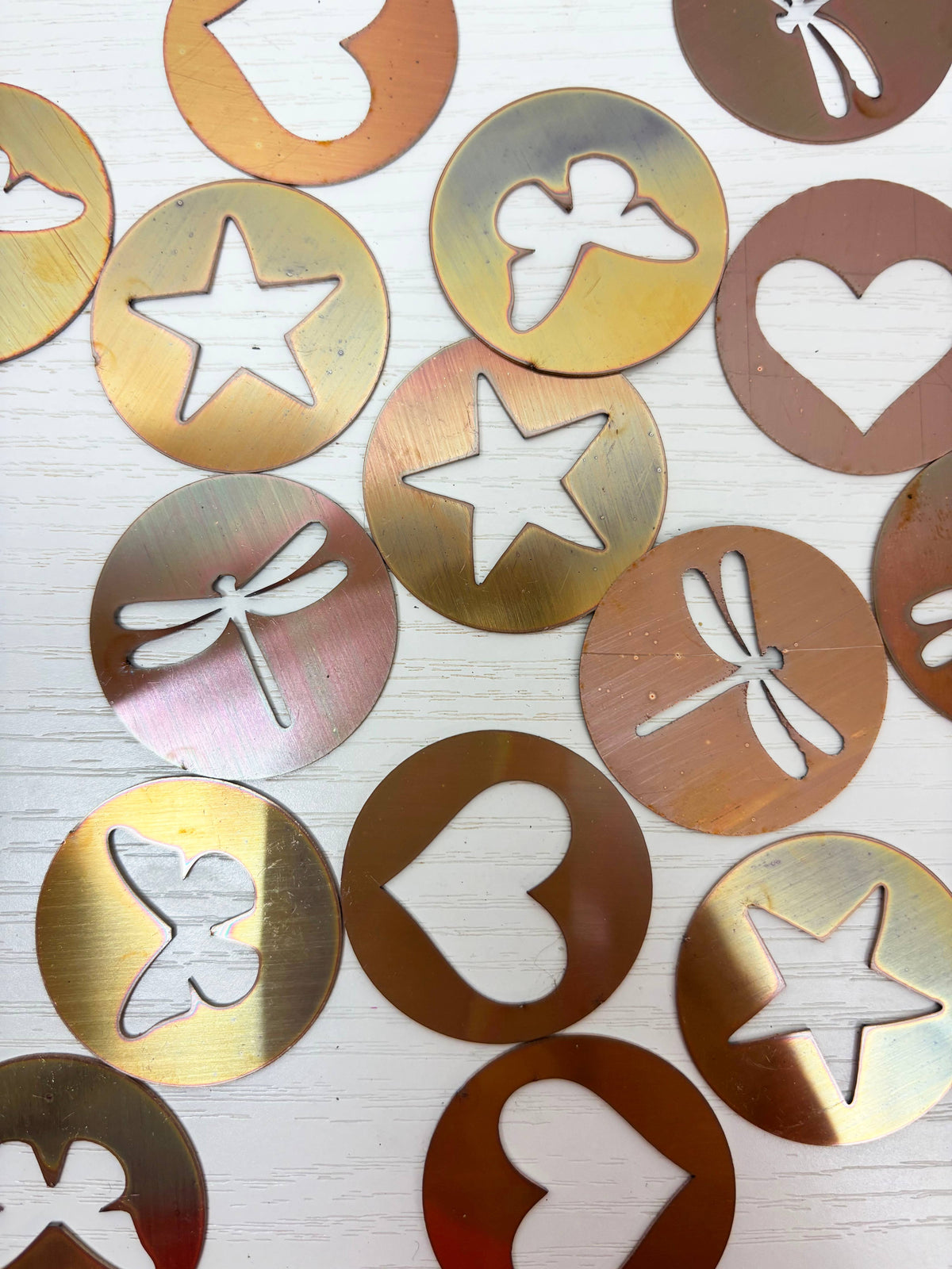 Heart Copper Fire Token