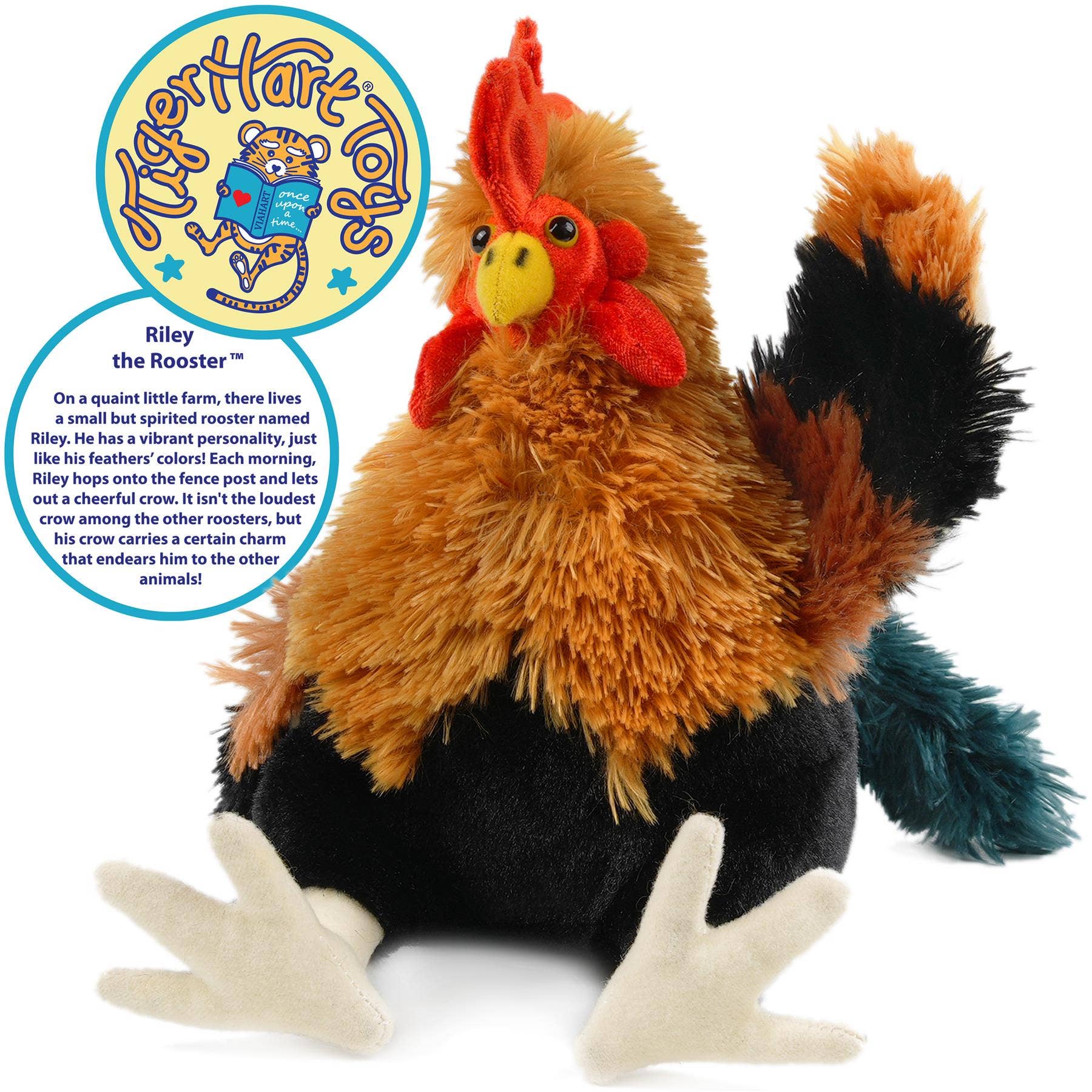 Riley the Rooster — 8" Stuffed Animal Plush