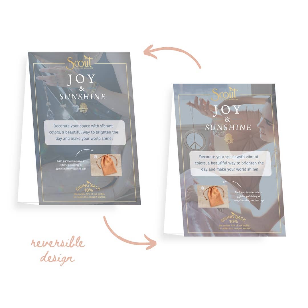 Sunrise Mountain Pocket Suncatcher