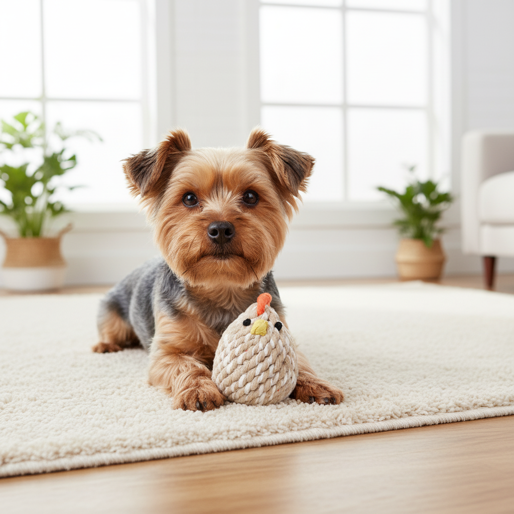 The Mama Hen & Little Chick Rope Pet Toy Set