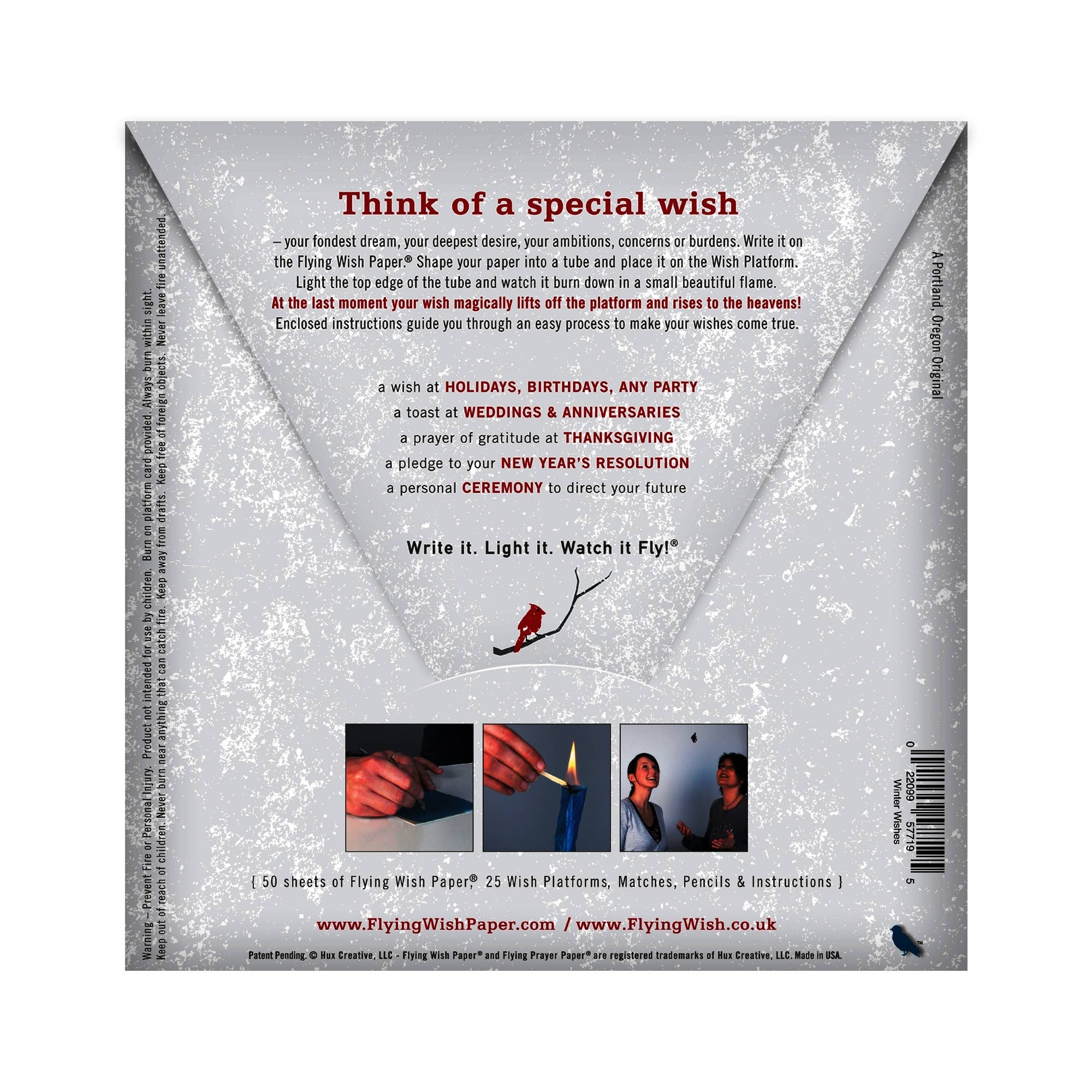Flying Wish Papers for Remembrance Celebrations