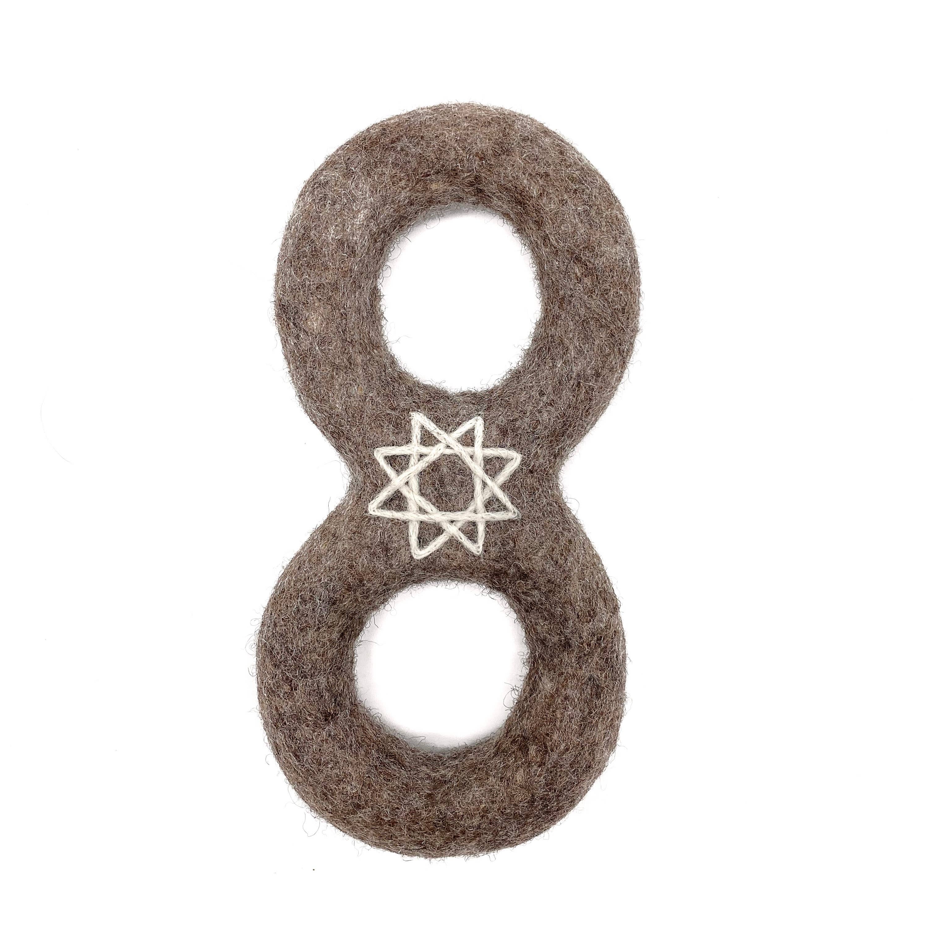 Alchemy Creation Infinity Ring All-Natural Wool Dog Toy