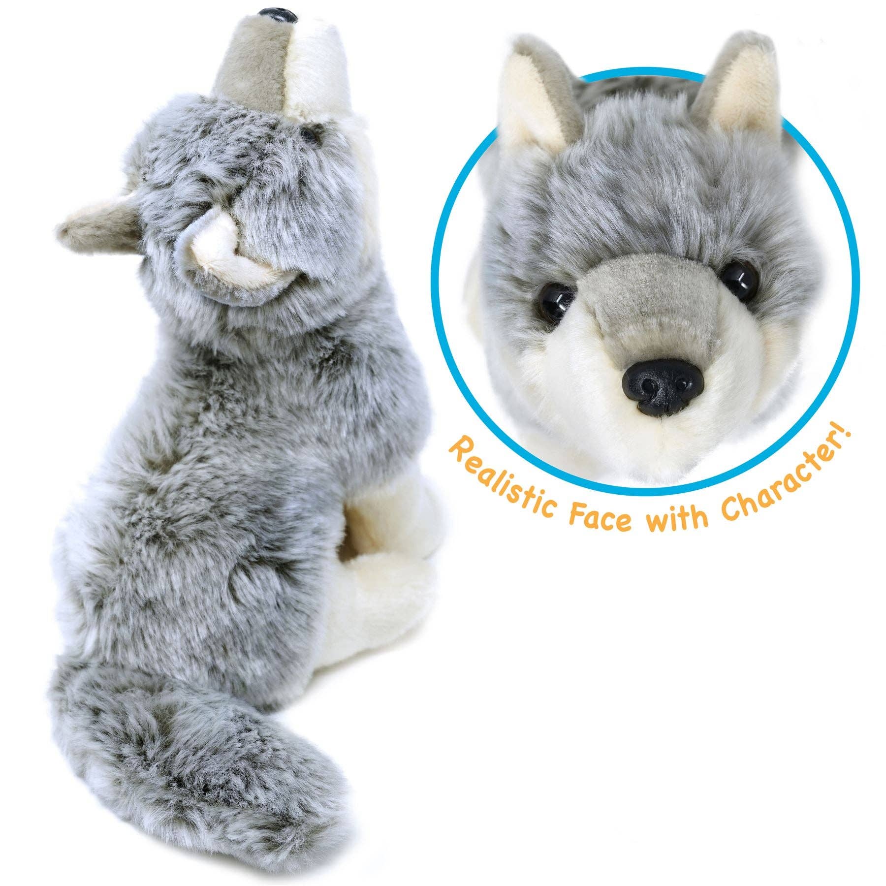 Wolcott the Wolf — 11" Stuffed Animal Plush