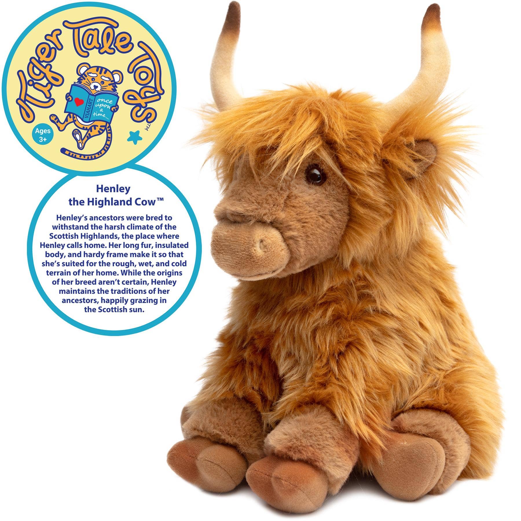 Henley the Highland Cow — 14" Stuffed Animal Plush