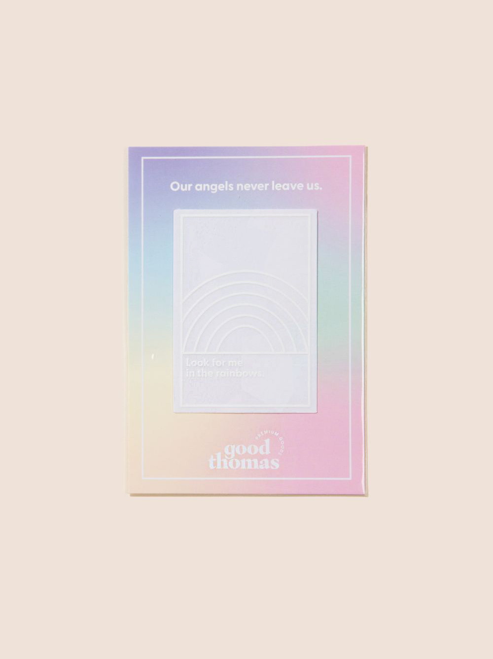 Look For Me In The Rainbows Suncatcher™ Sticker