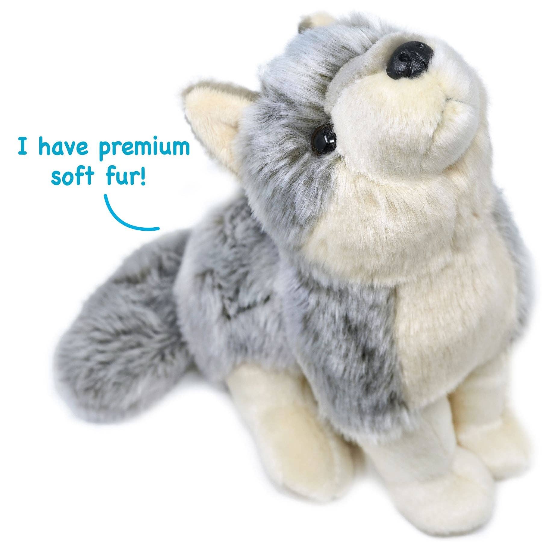 Wolcott the Wolf — 11" Stuffed Animal Plush