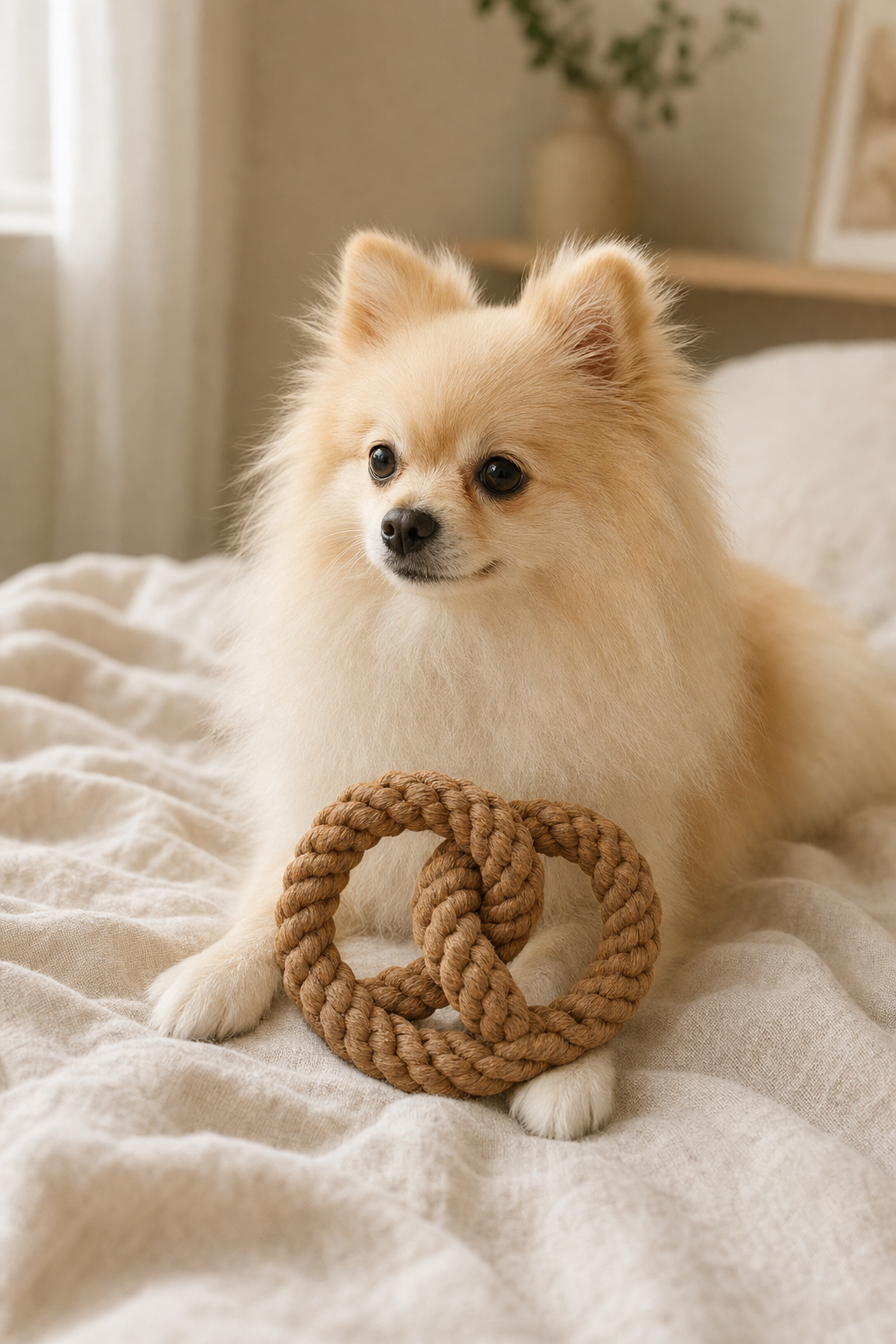 Pretzel Rope Toy — Handcrafted & Eco-Friendly