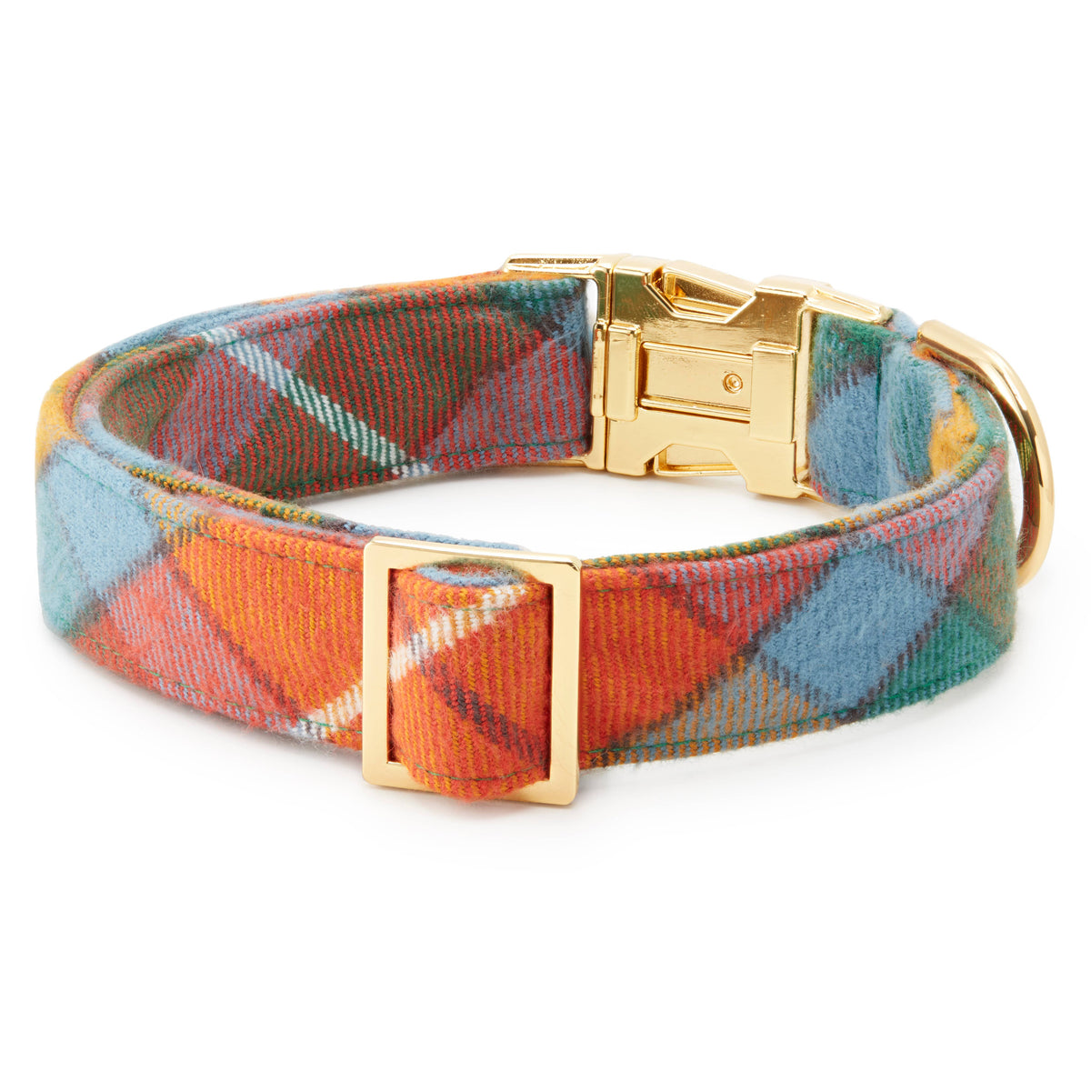The Foggy Dog: Buchanan Plaid Flannel Fall Dog Collar