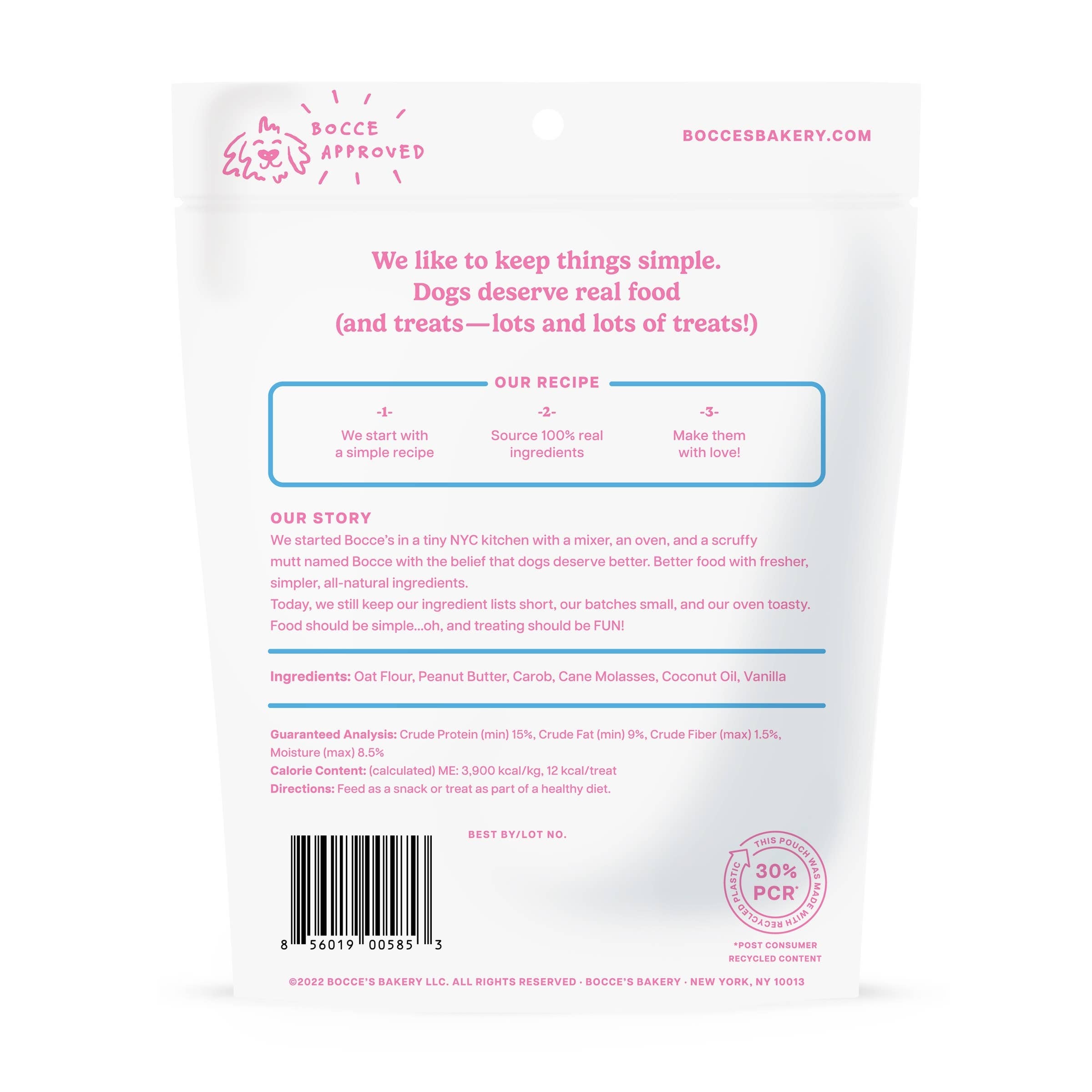 Birthday Cake Biscuit Dog Treats | Bocce's Bakery 5oz