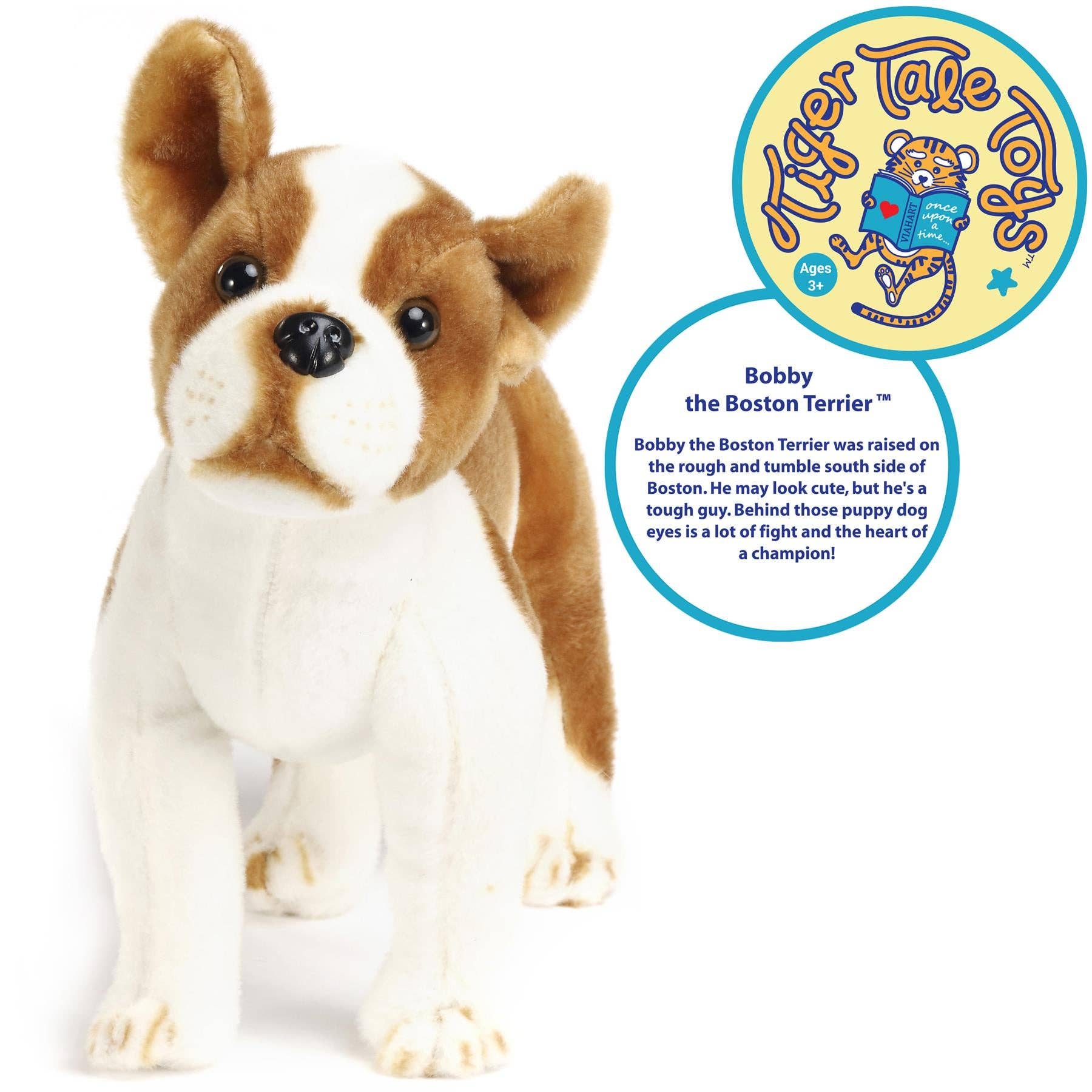 Bobby the Boston Terrier — 15" Stuffed Animal Plush