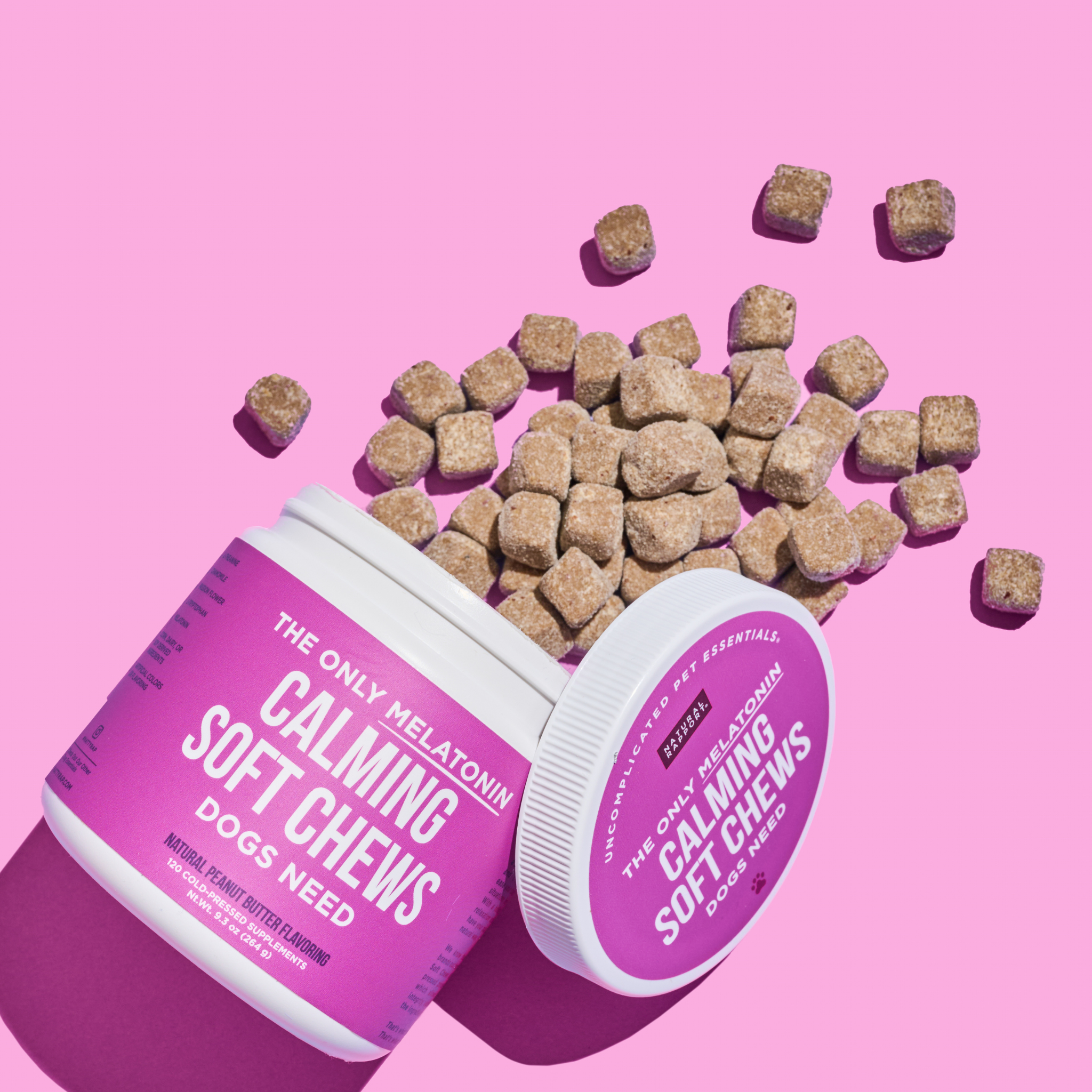 Melatonin Calming Soft Chews for Dogs – 120 Count