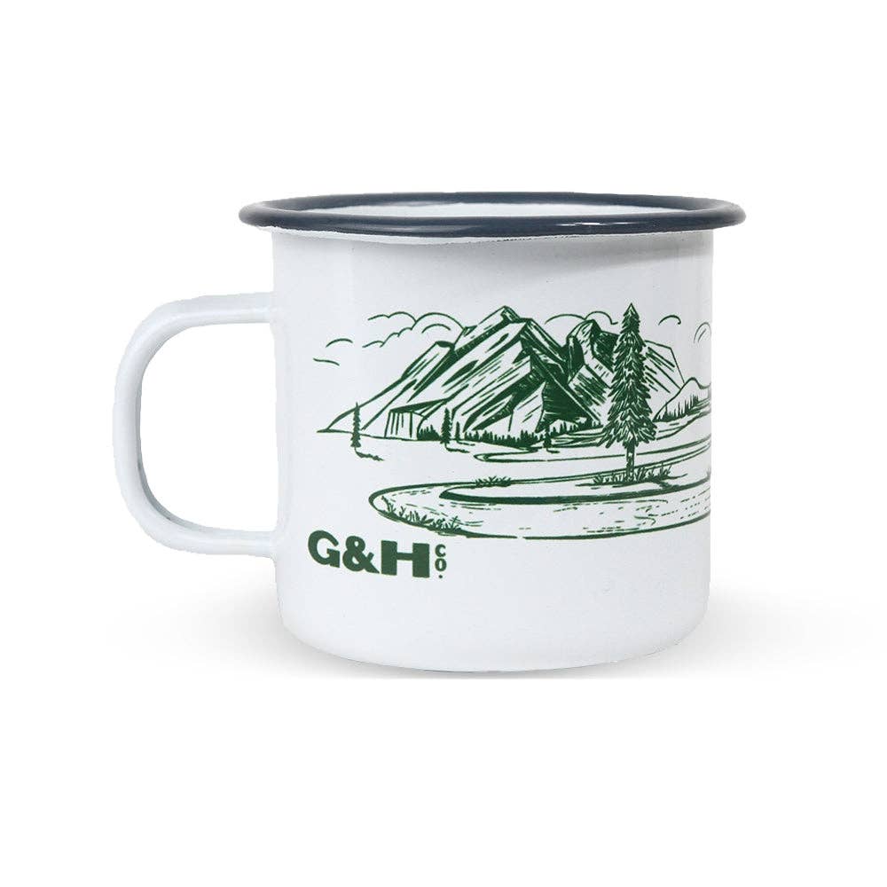 Homeward Camping Tin Mug