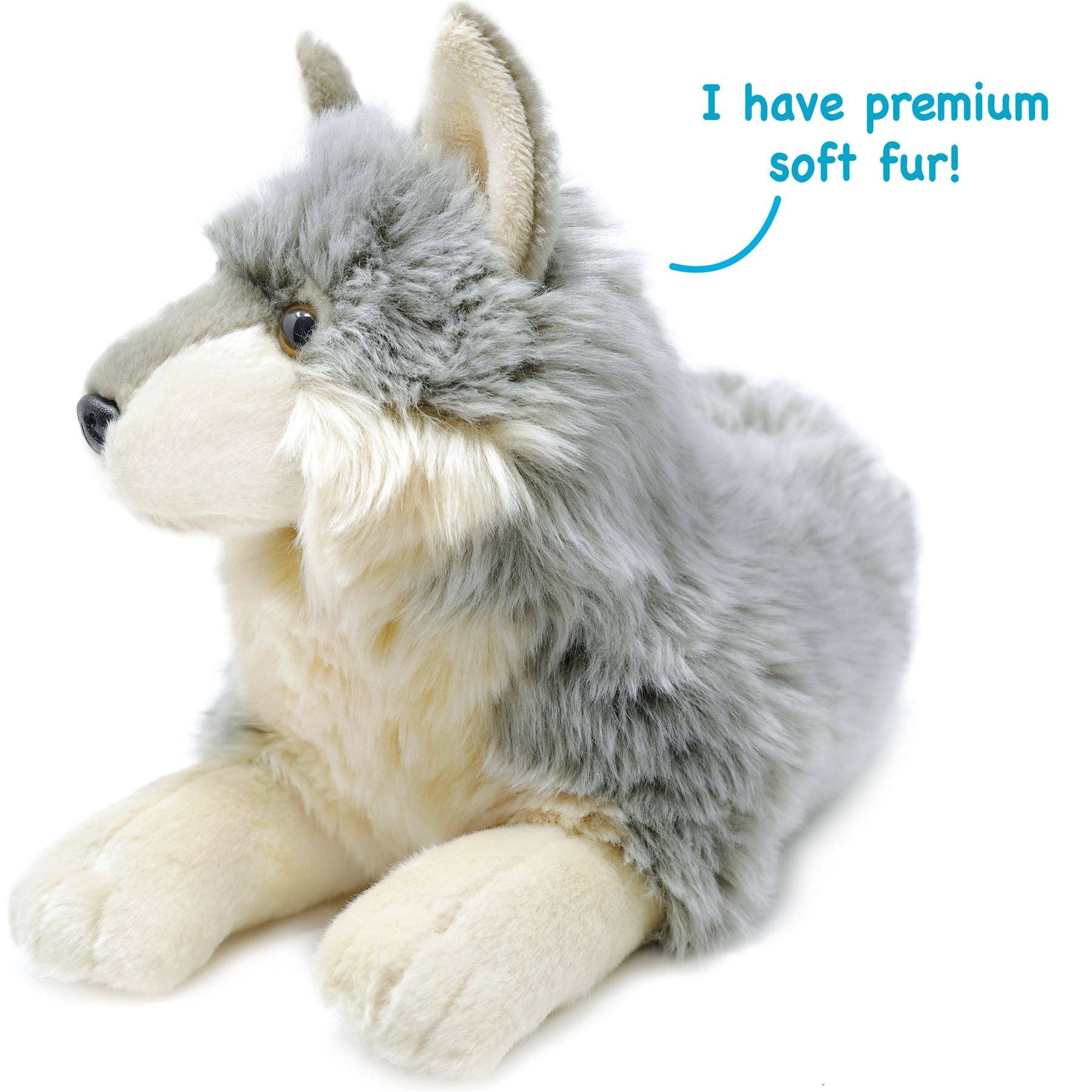 Whitaker the Wolf — 18" Stuffed Animal Plush