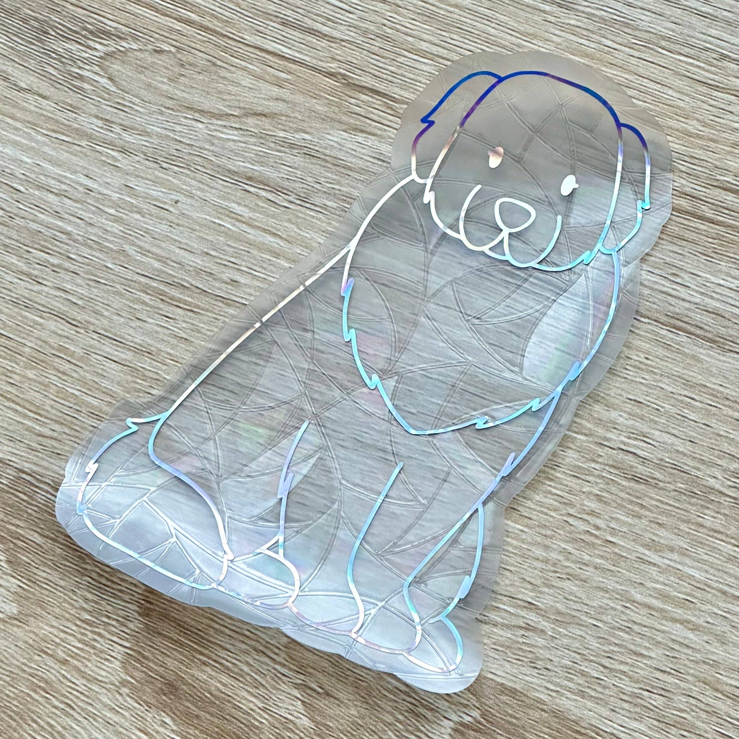 Great Pyrenees Sun Catcher Sticker Decal