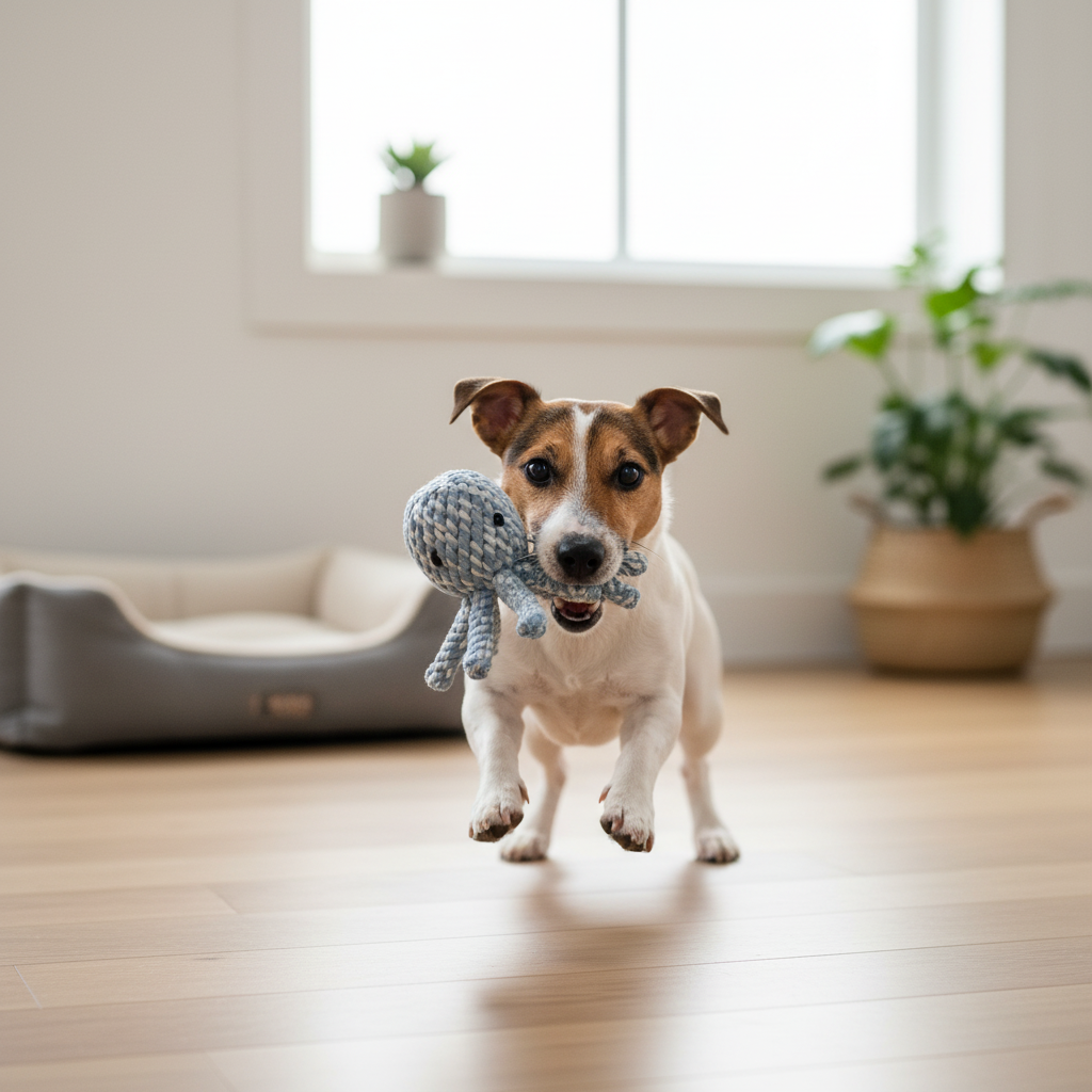 Kai the Octopus Rope Toy — Handcrafted & Eco-Friendly