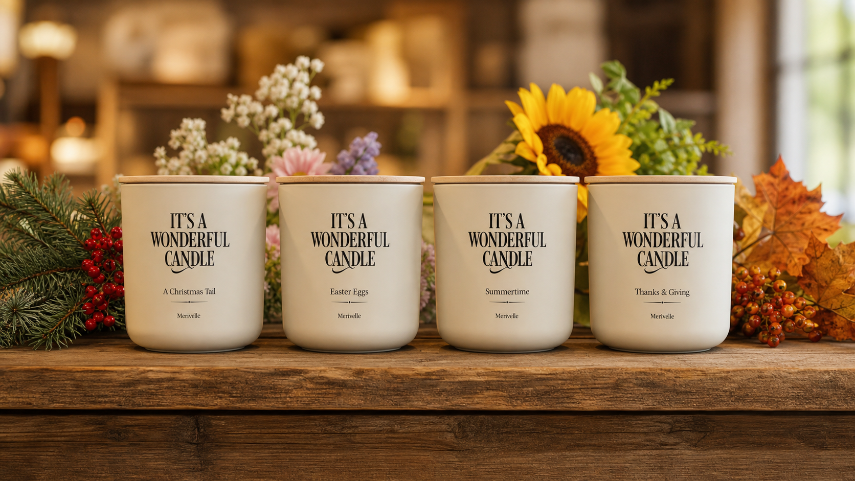 The Seasons of Bear Bailey Candle Bundle